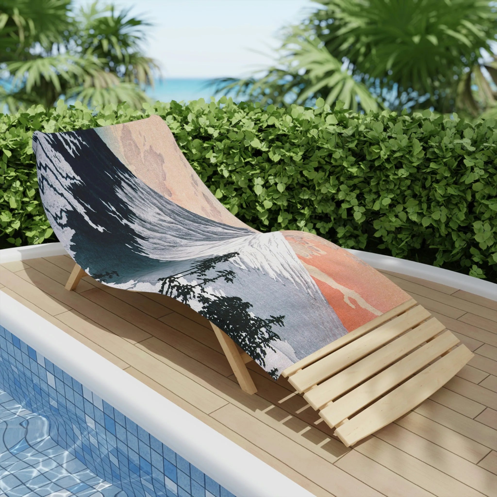 Katsuyama Neighborhood Hiroaki Takahashi Beach Towels