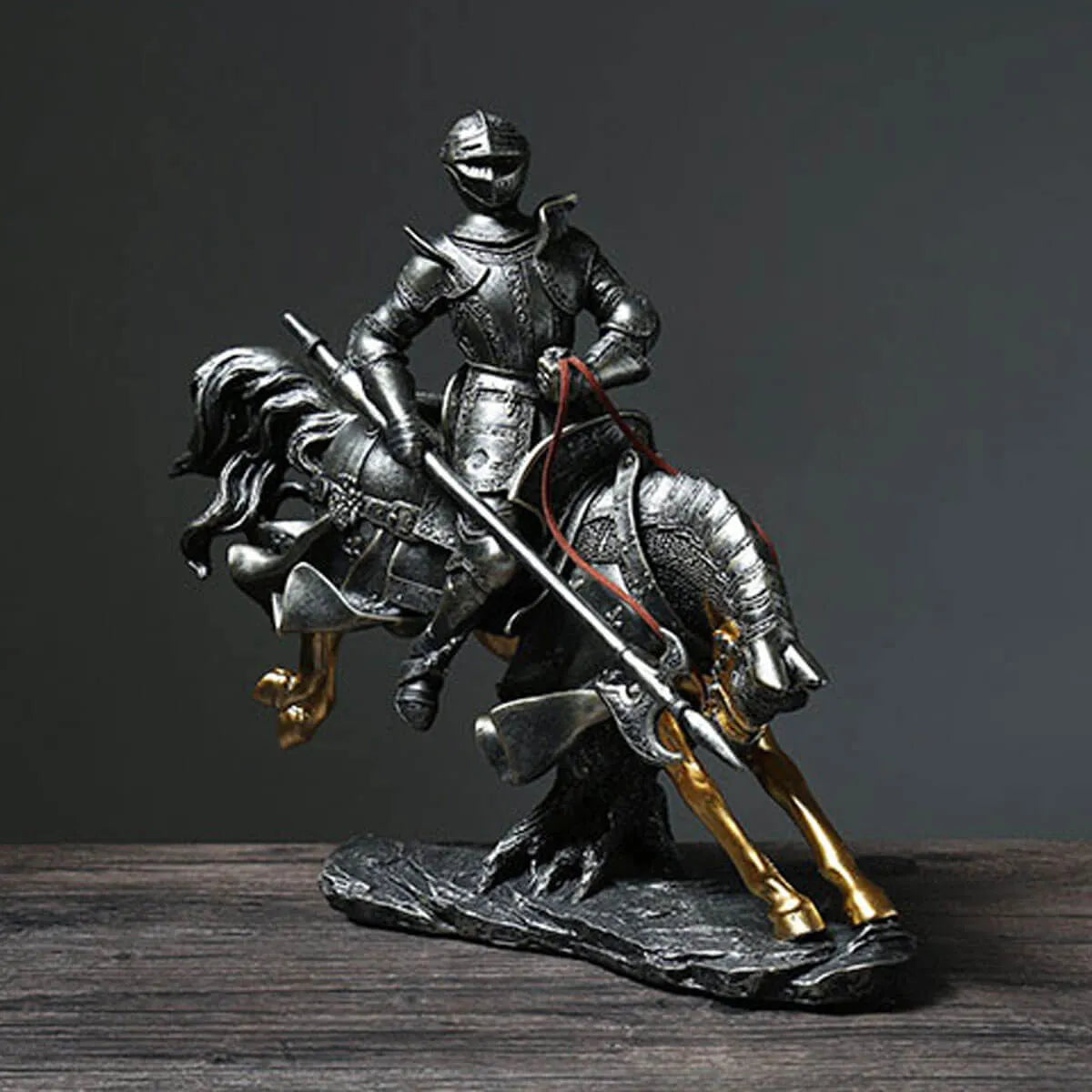 Knight Figure Statue Swordsman Cavalier Sculpture