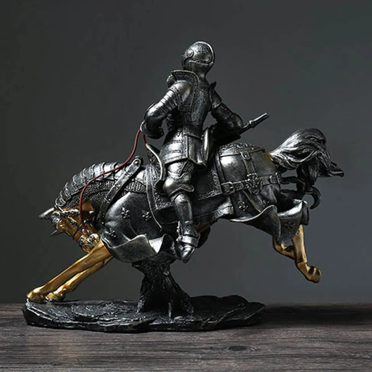 Knight Figure Statue Swordsman Cavalier Sculpture