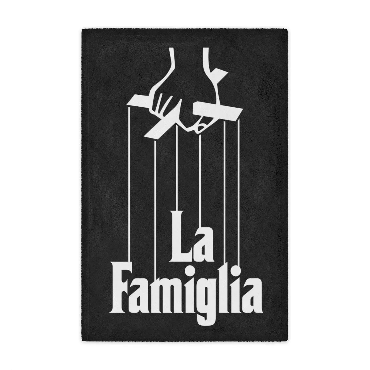 La Famiglia Sicilian Loyalty Minky Blanket - Italian Mobster Elegance for Cozy Nights