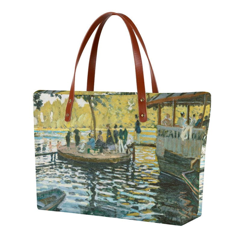La Grenouillère 1869 by Claude Monet Tote Bag