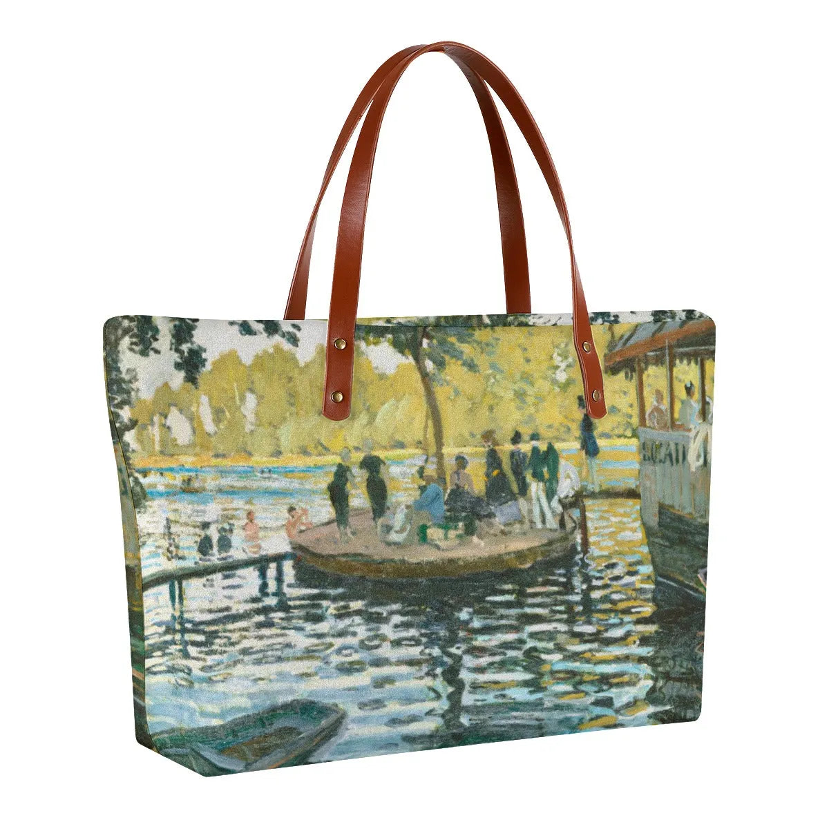 La Grenouillère 1869 by Claude Monet Tote Bag