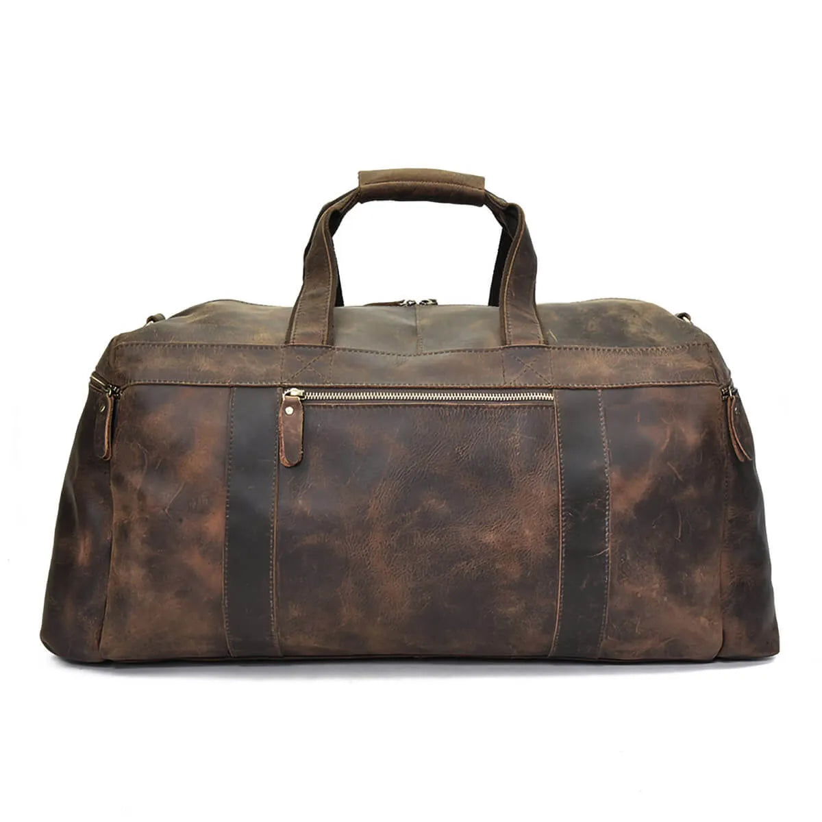 Genuine Leather Travel Duffel Bag