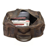 Brown Large Capacity Duffel Bag