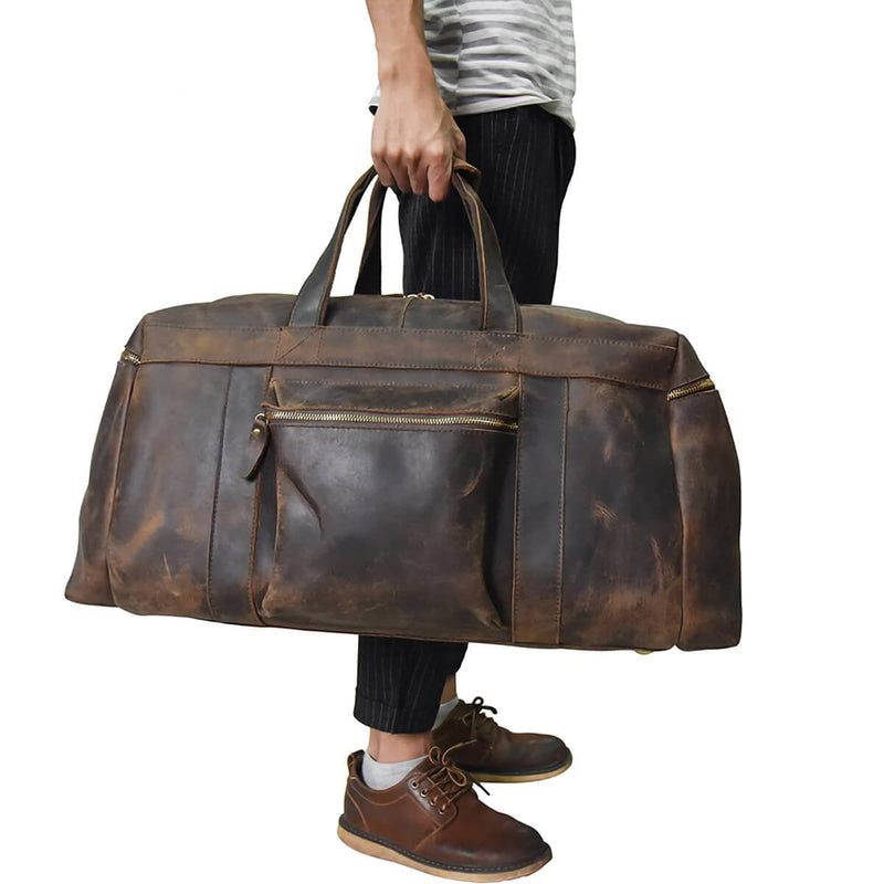 Travel in Style with this Leather Duffel