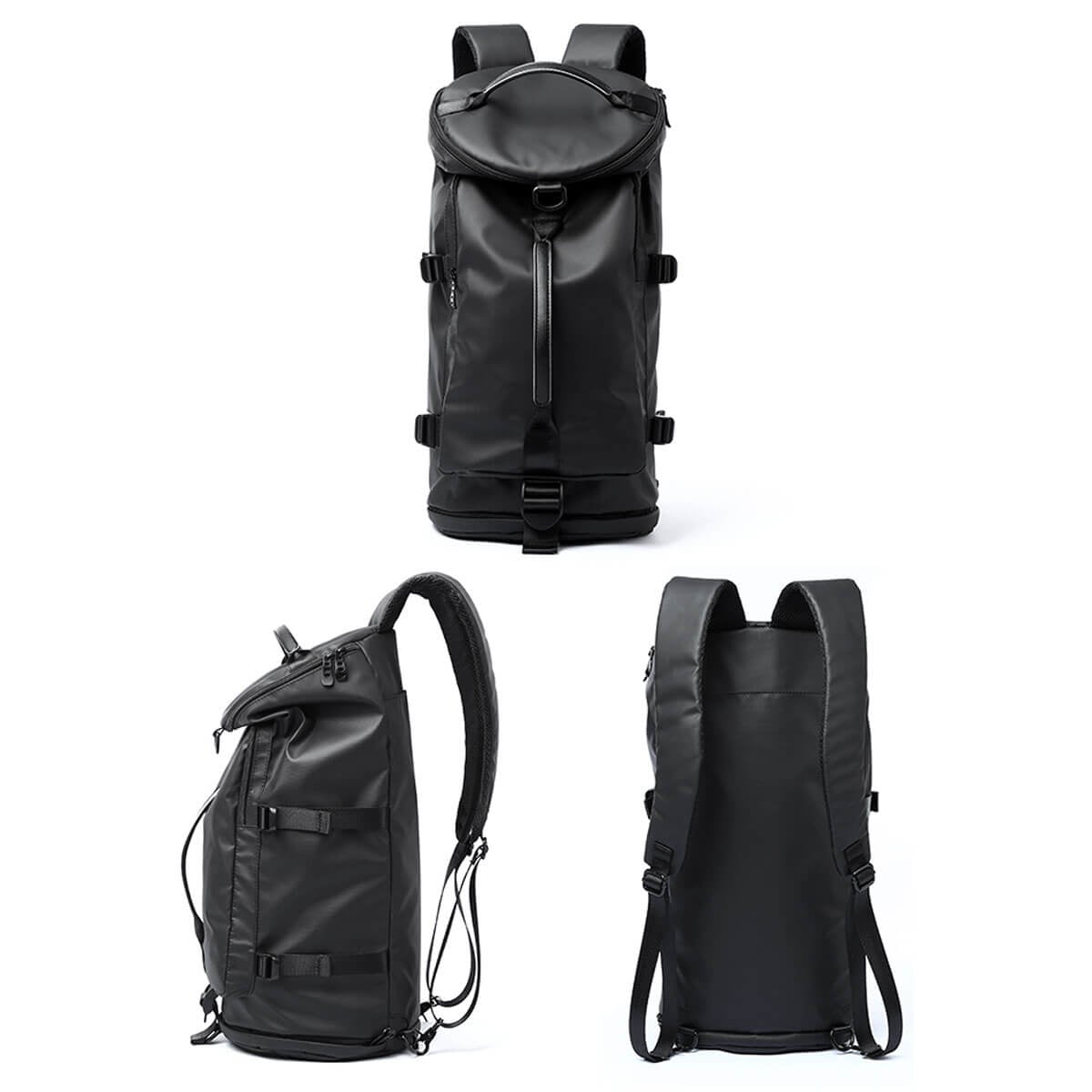 Convertible Large Travel Backpack in backpack and duffel modes