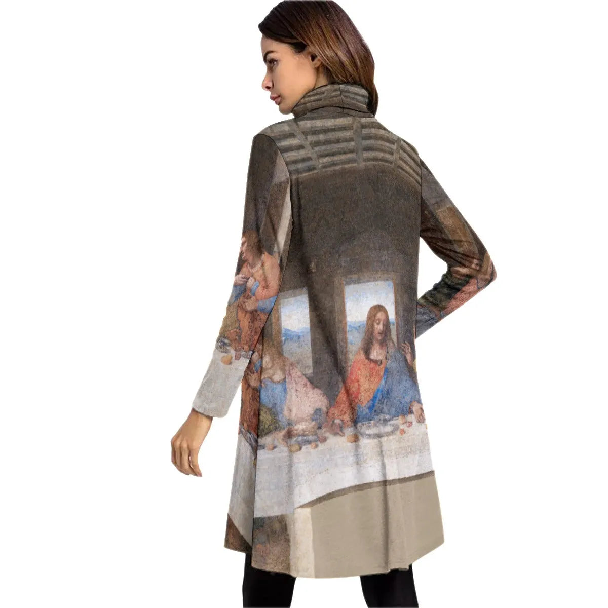 Leonardo Da Vinci The Last Supper Art Dress Long Sleeve