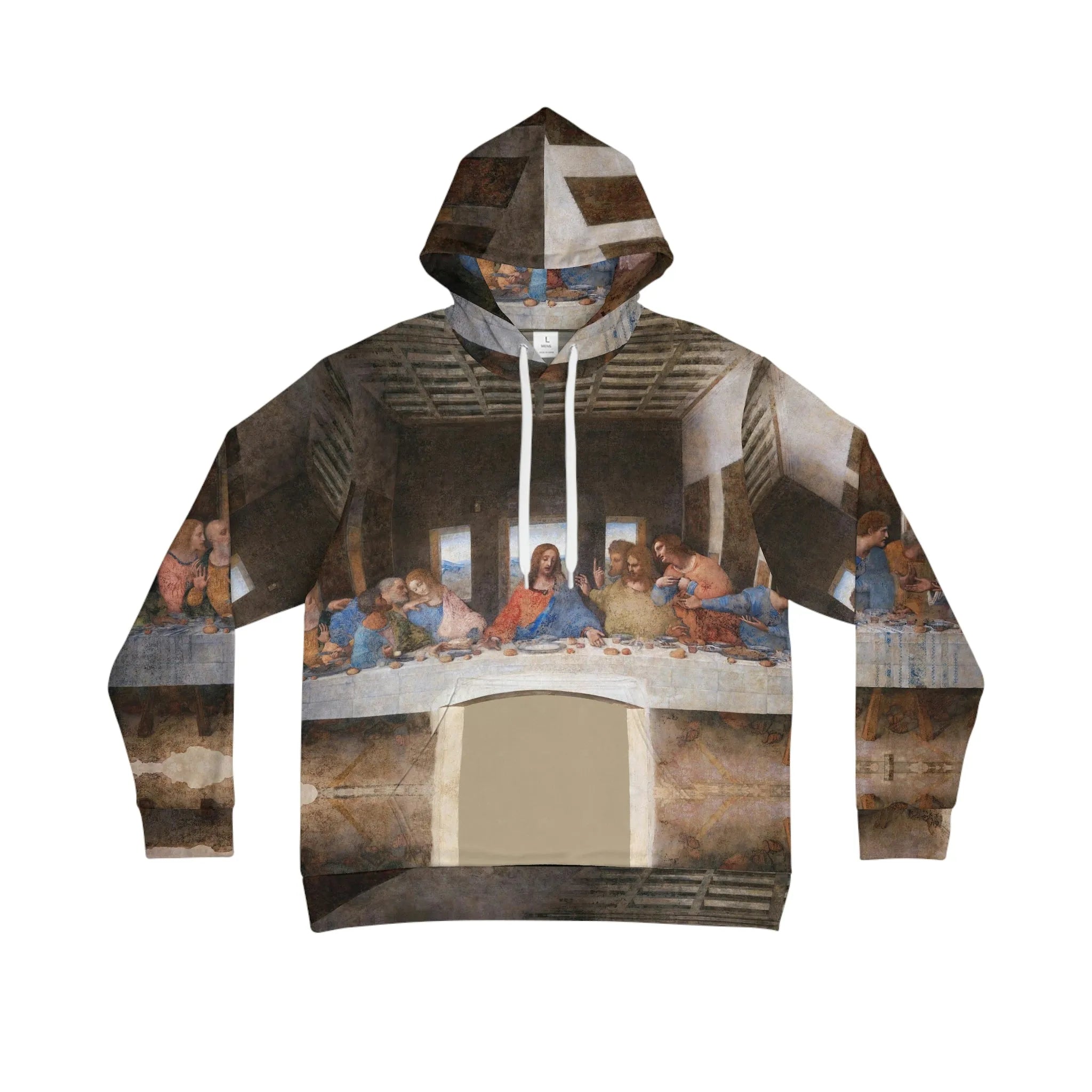 Leonardo Da Vinci The Last Supper Art Hoodie