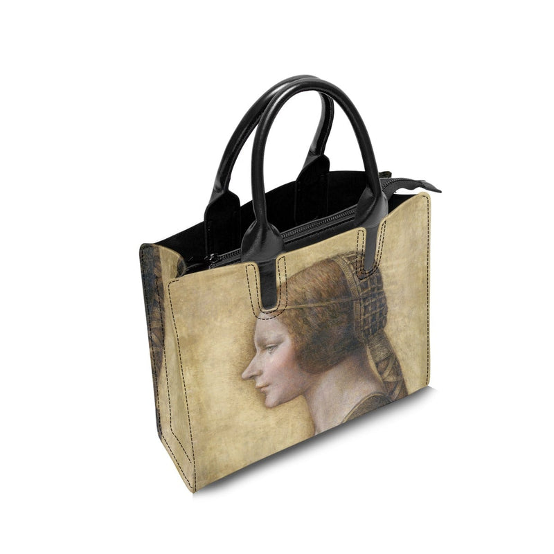 Leonardo da Vinci’s La Bella Principessa Art Handbag