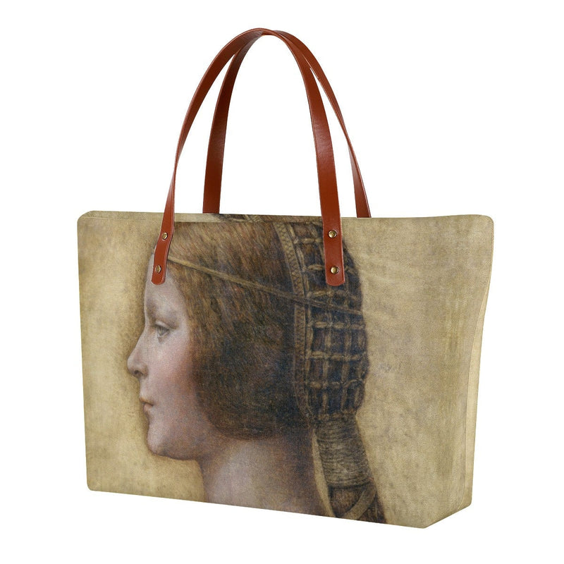 Leonardo da Vinci’s La Bella Principessa Tote Bag