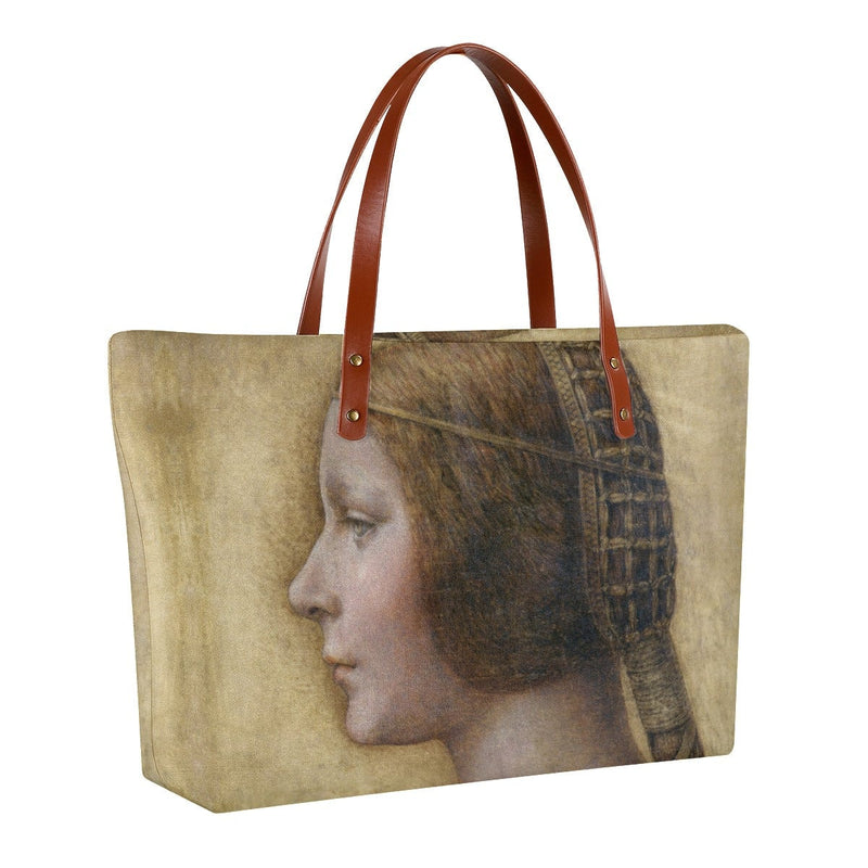 Leonardo da Vinci’s La Bella Principessa Tote Bag