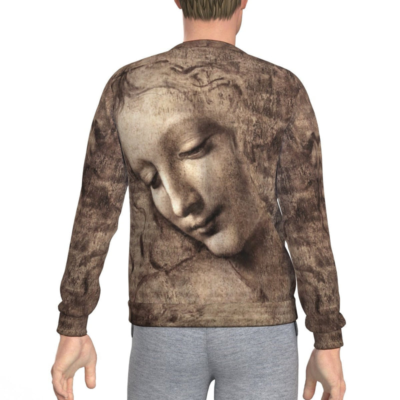 Leonardo da Vinci’s La Scapigliata Art Sweatshirt