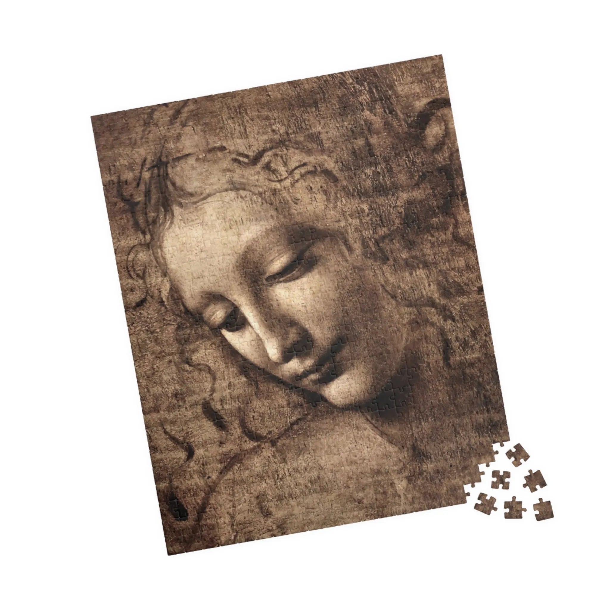 Leonardo da Vinci’s La Scapigliata Puzzles | Famous Painting