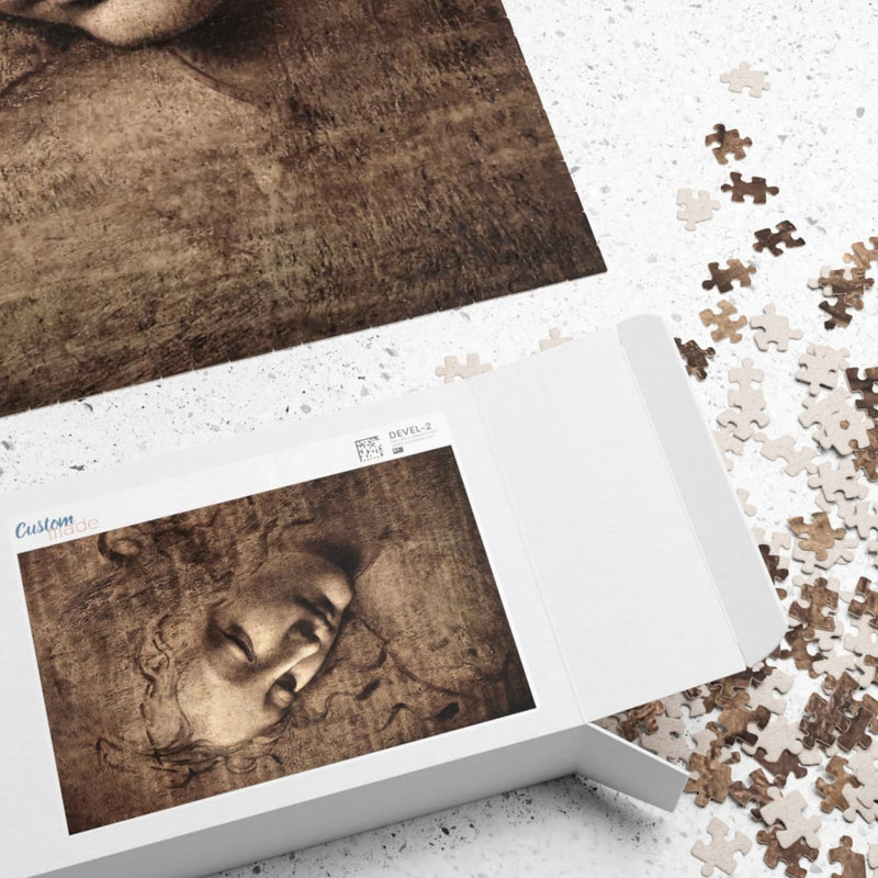 Leonardo da Vinci’s La Scapigliata Puzzles | Famous Painting