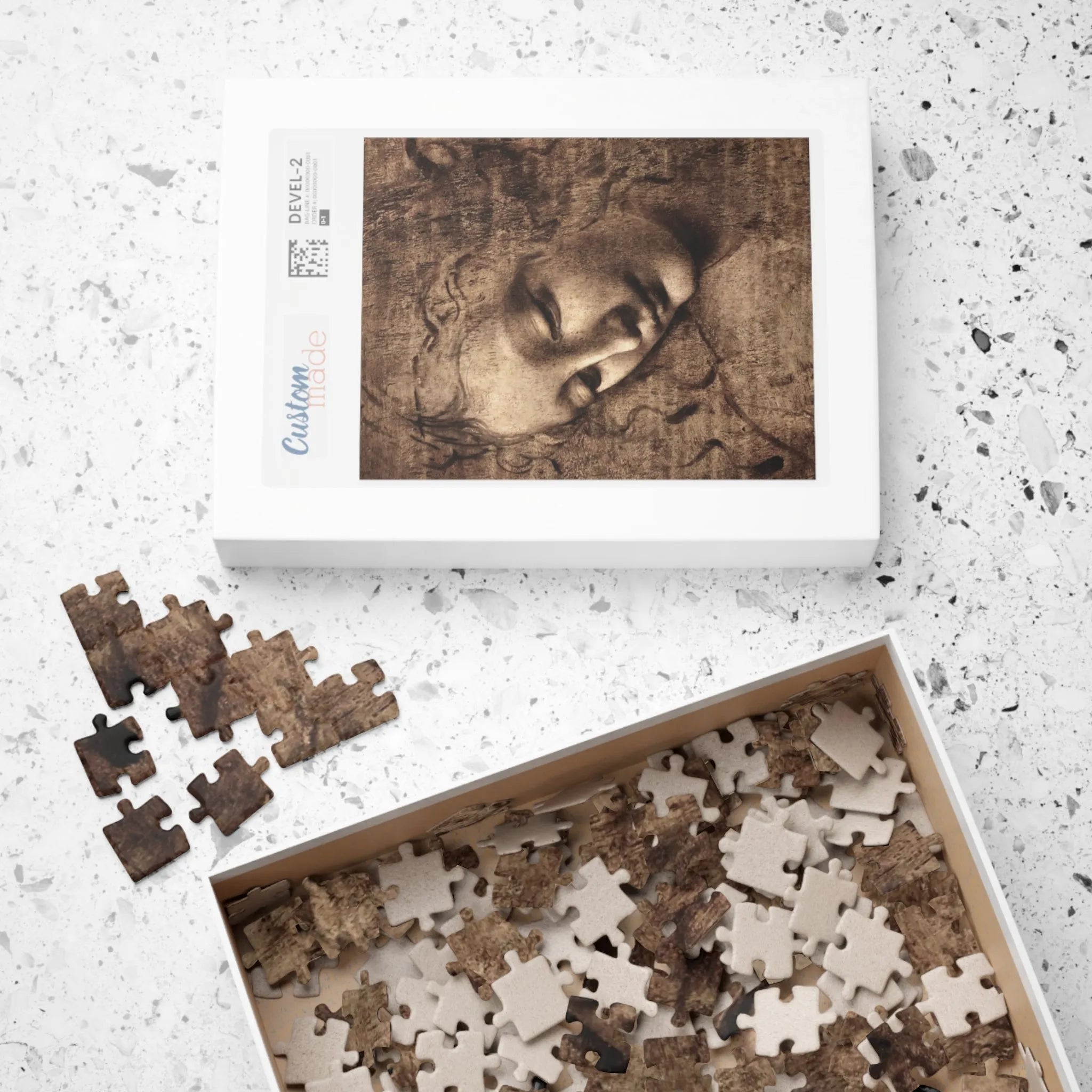 Leonardo da Vinci’s La Scapigliata Puzzles | Famous Painting