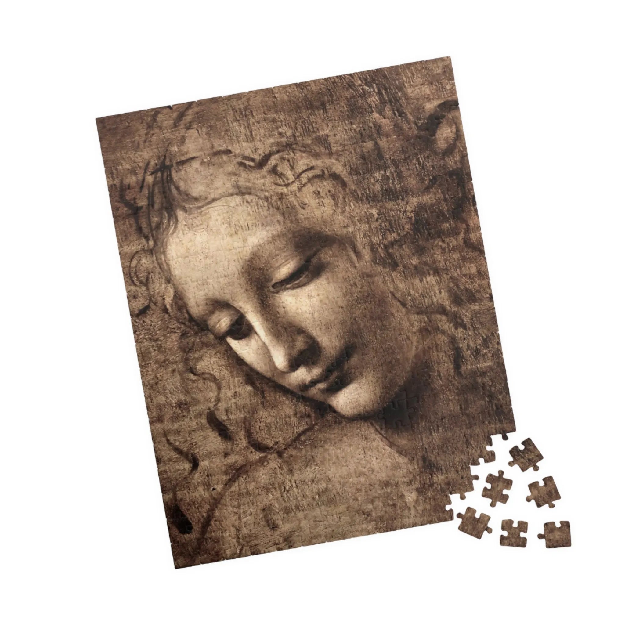 Leonardo da Vinci’s La Scapigliata Puzzles | Famous Painting