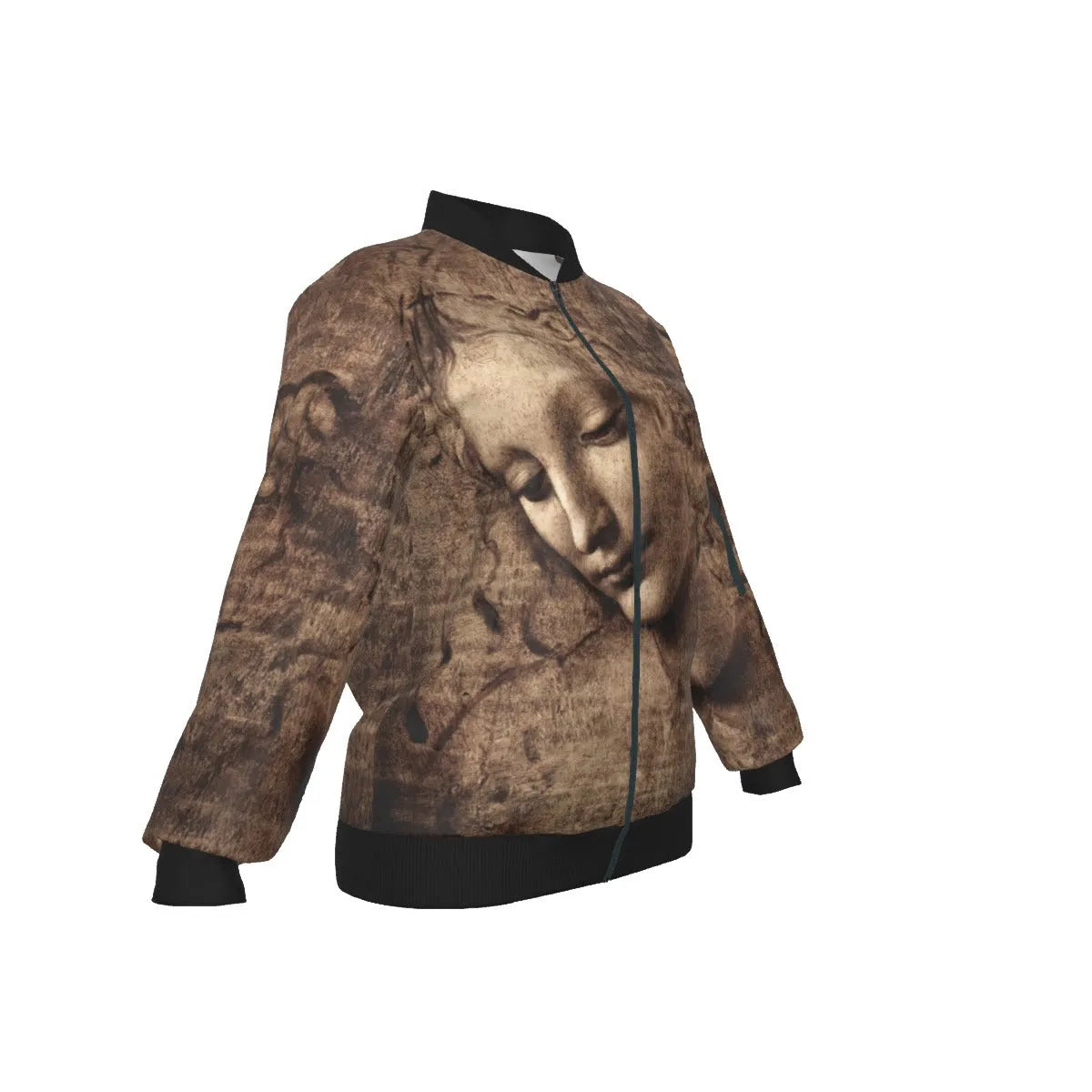 Leonardo da Vinci’s La Scapigliata Women’s Bomber Jacket