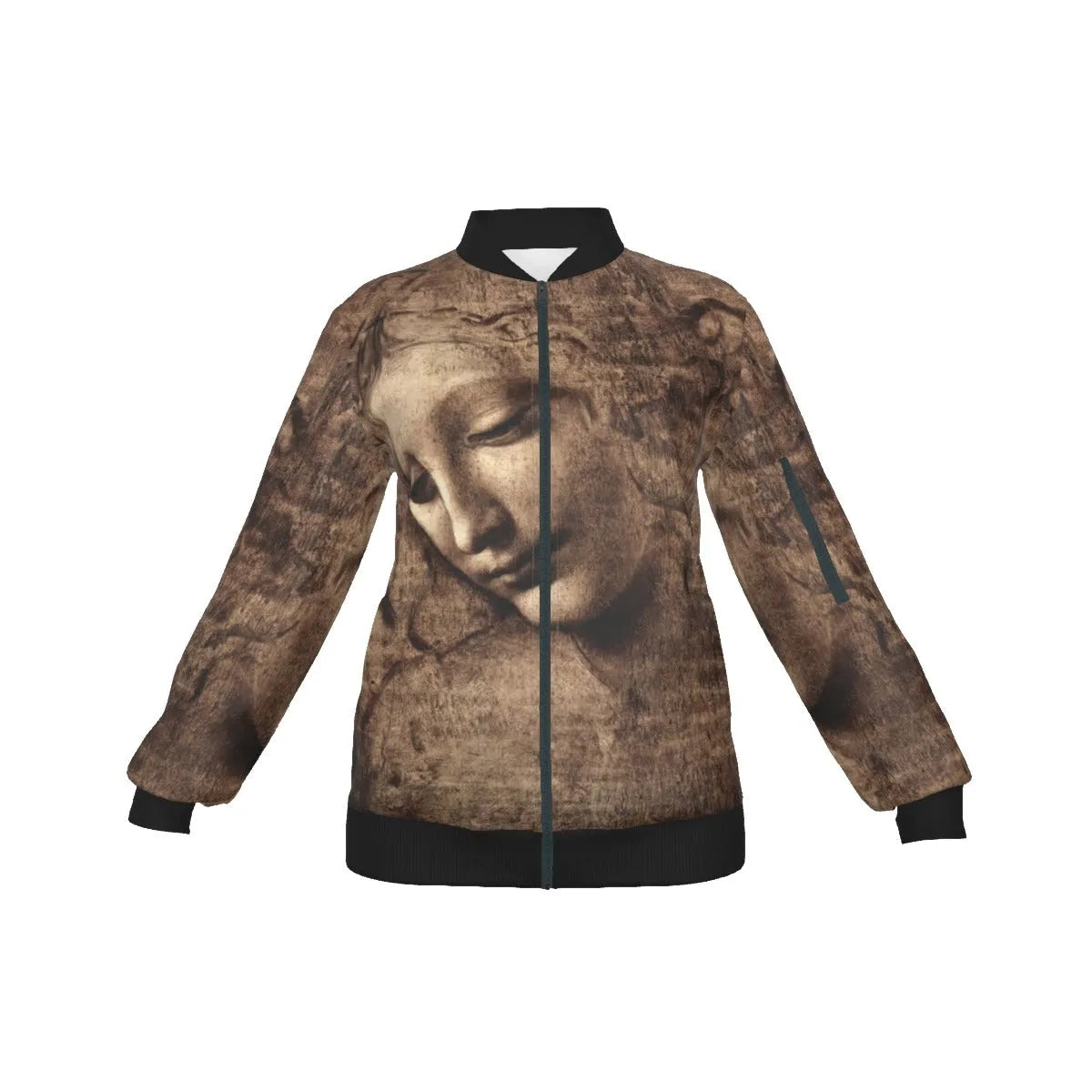 Leonardo da Vinci’s La Scapigliata Women’s Bomber Jacket