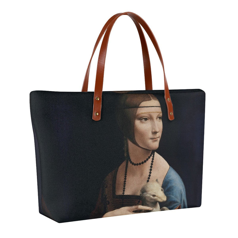 Leonardo da Vinci’s Lady with an Ermine Tote Bag