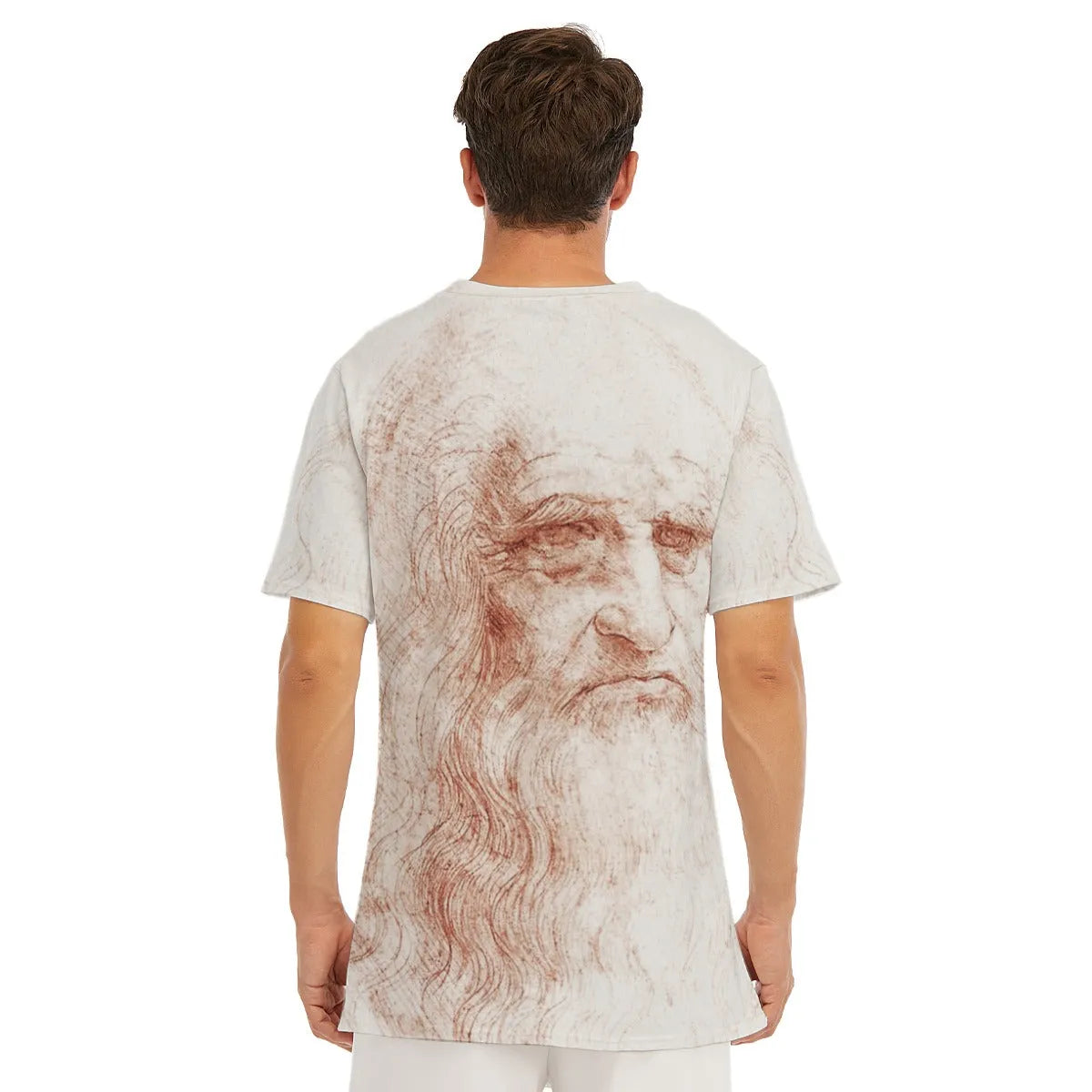 Leonardo da Vinci’s Self-portrait T-Shirt - Art Tee