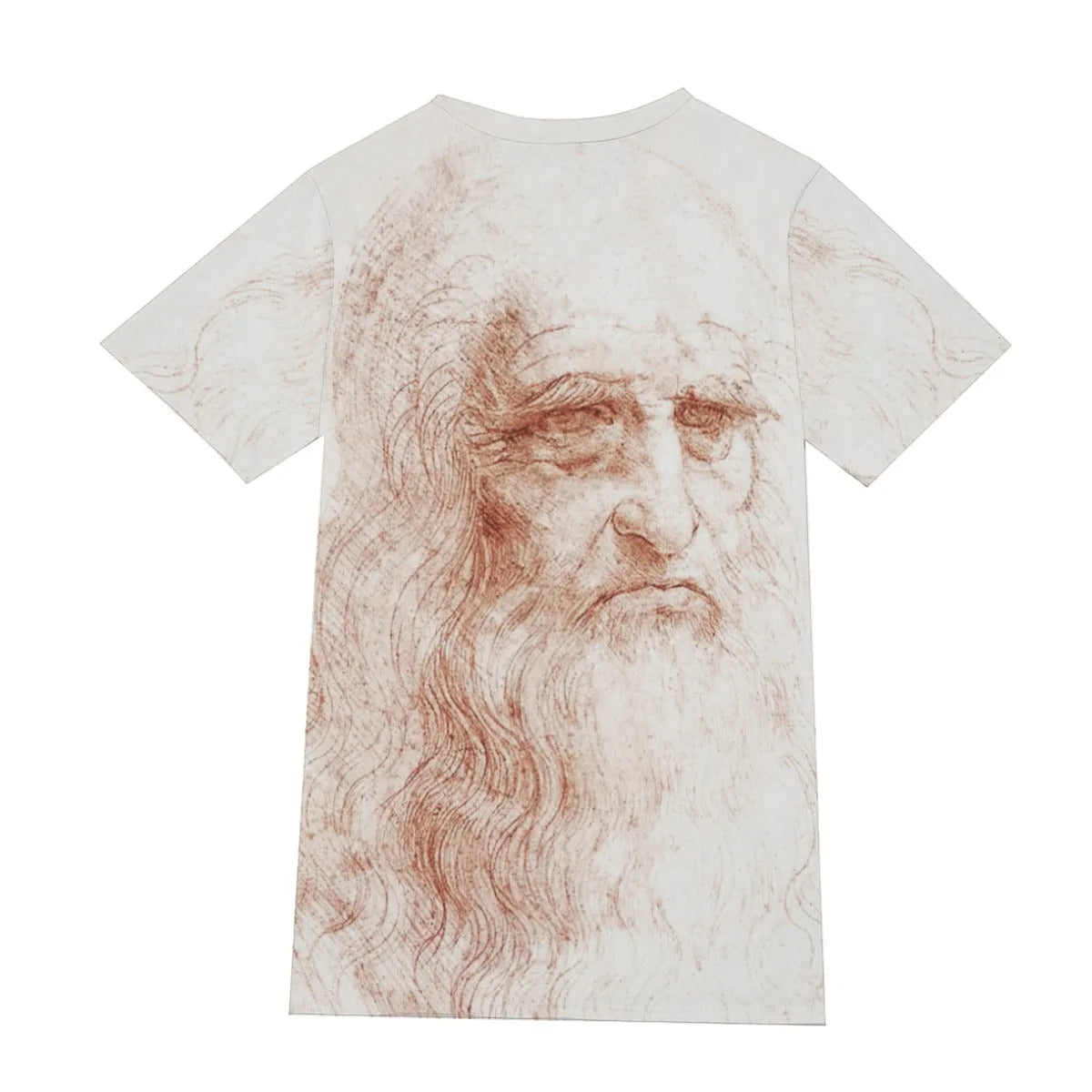 Leonardo da Vinci’s Self-portrait T-Shirt - Art Tee