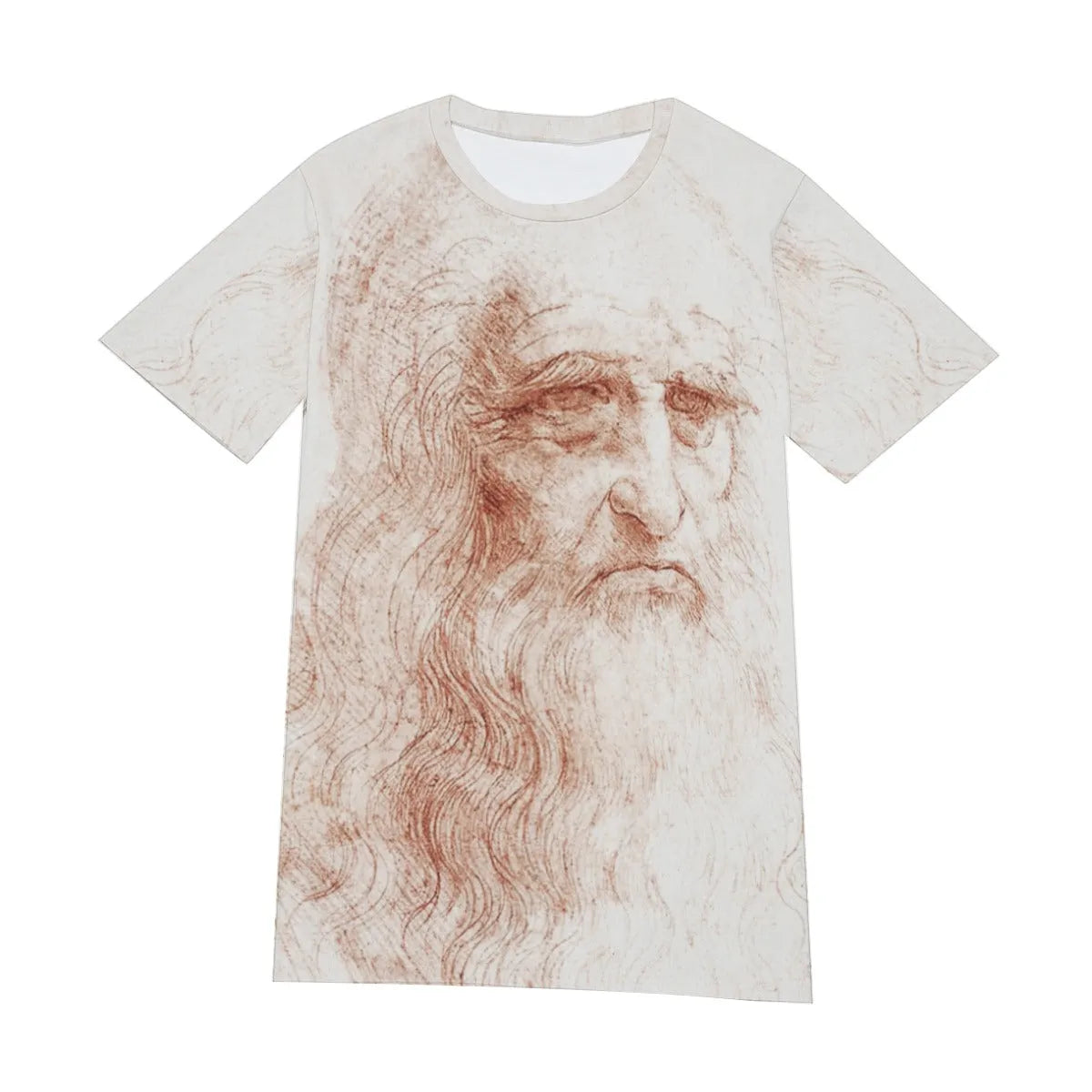 Leonardo da Vinci’s Self-portrait T-Shirt - Art Tee