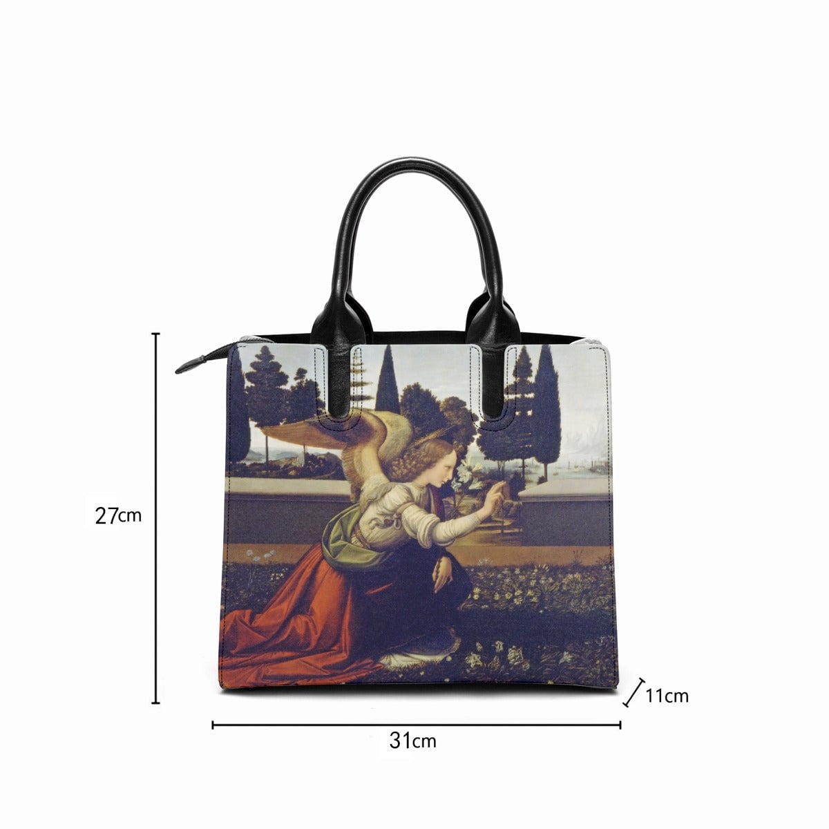 Leonardo da Vinci’s The Annunciation Art Handbag