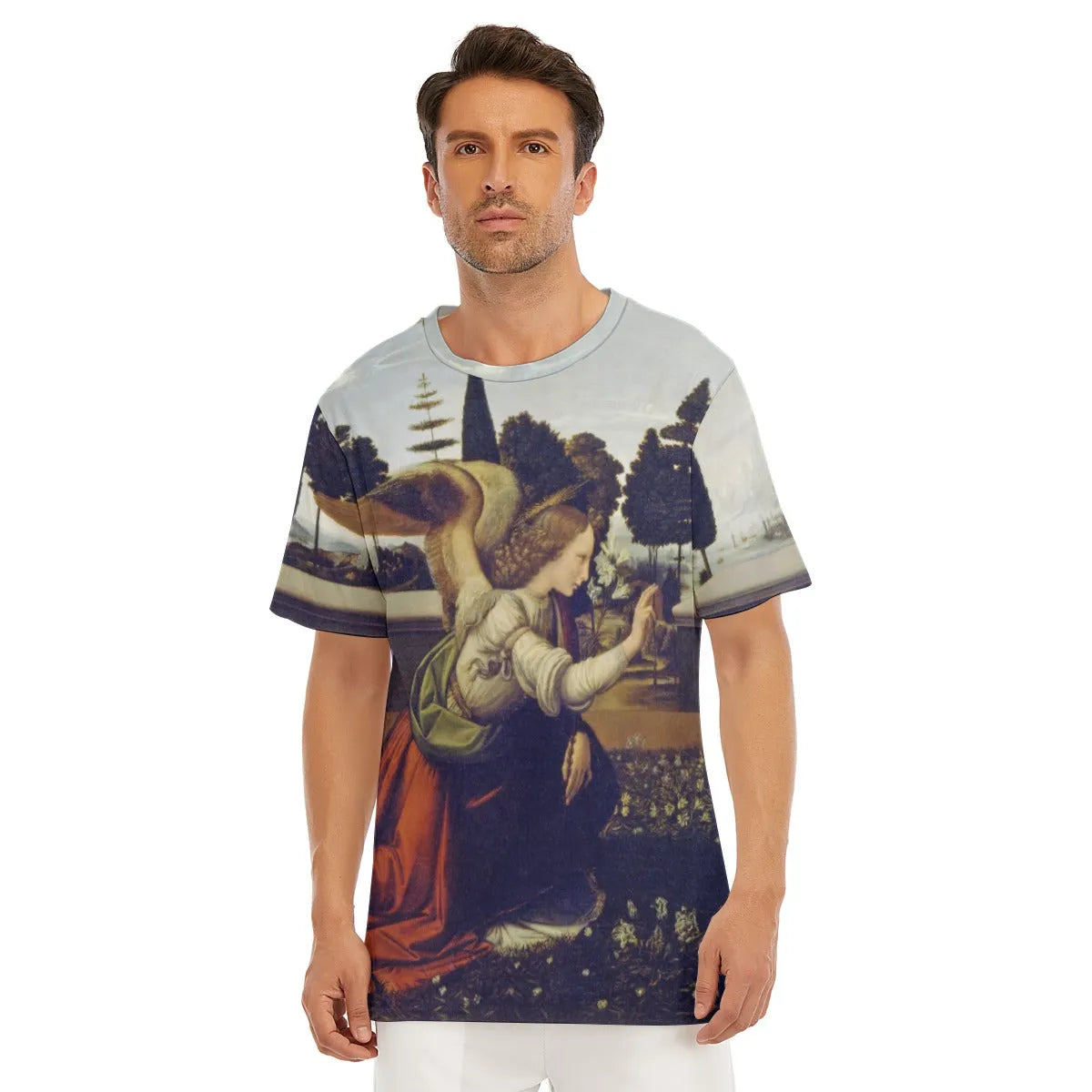 Leonardo da Vinci’s The Annunciation T-Shirt