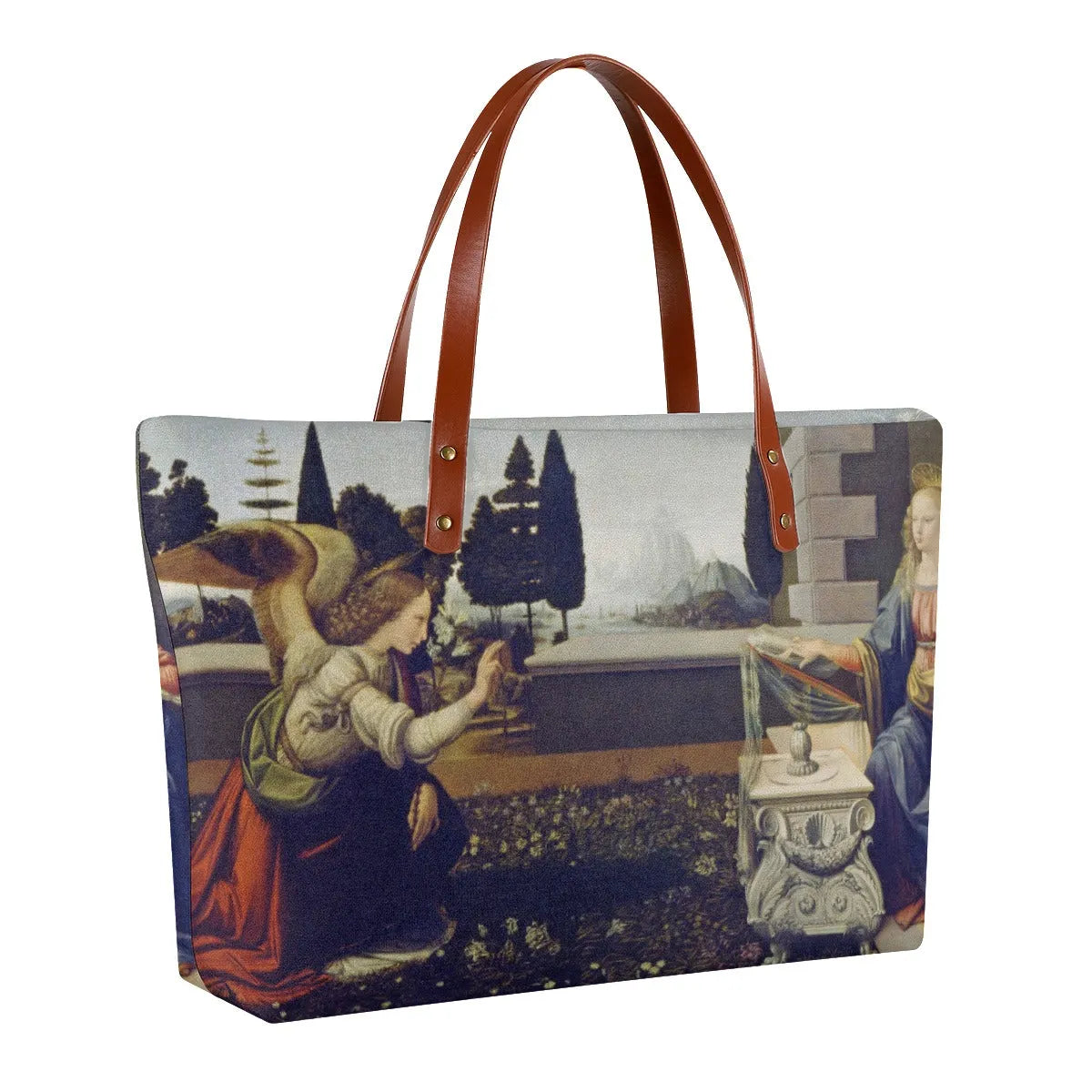 Leonardo da Vinci’s The Annunciation Tote Bag