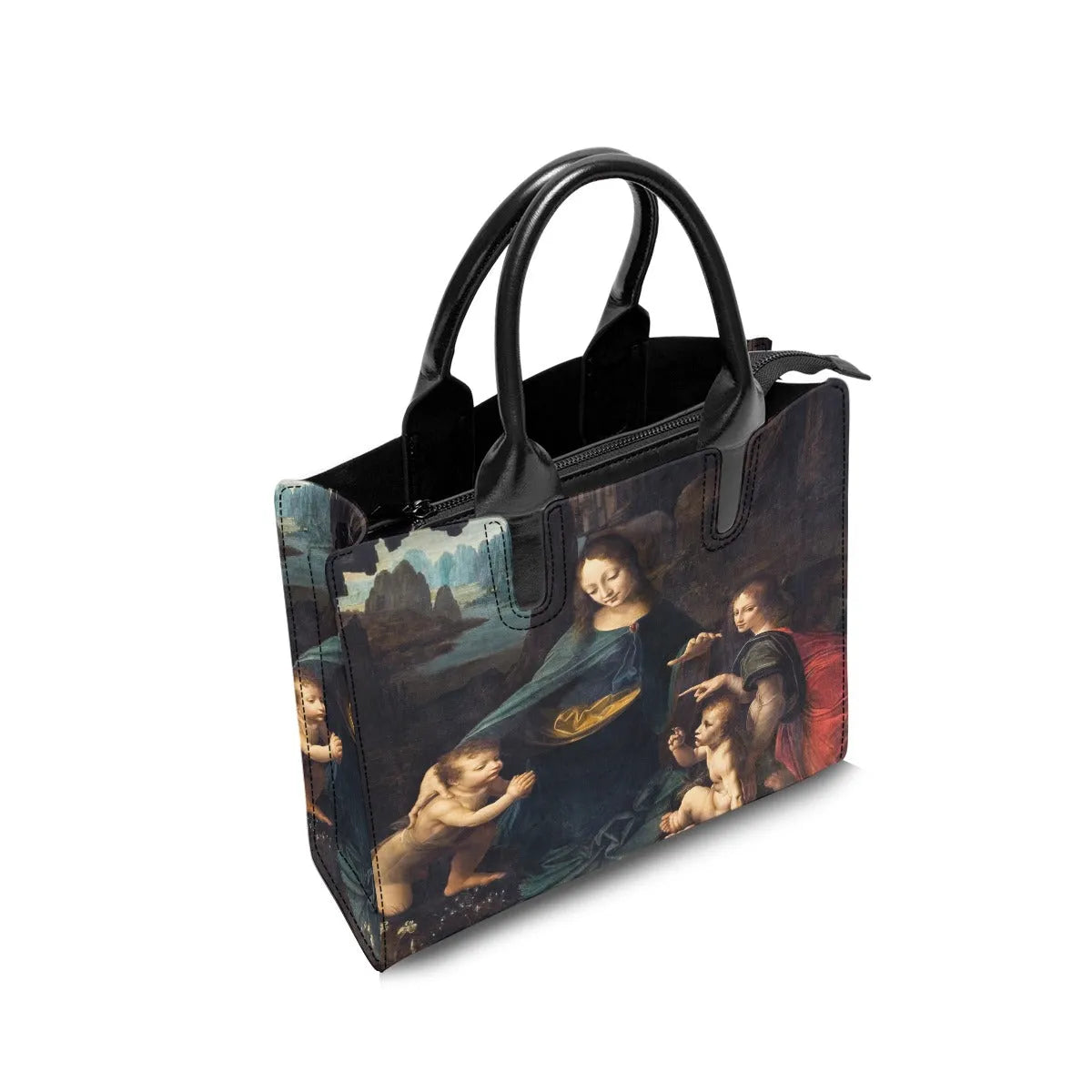 Leonardo da Vinci’s The Virgin of the Rocks Art Handbag