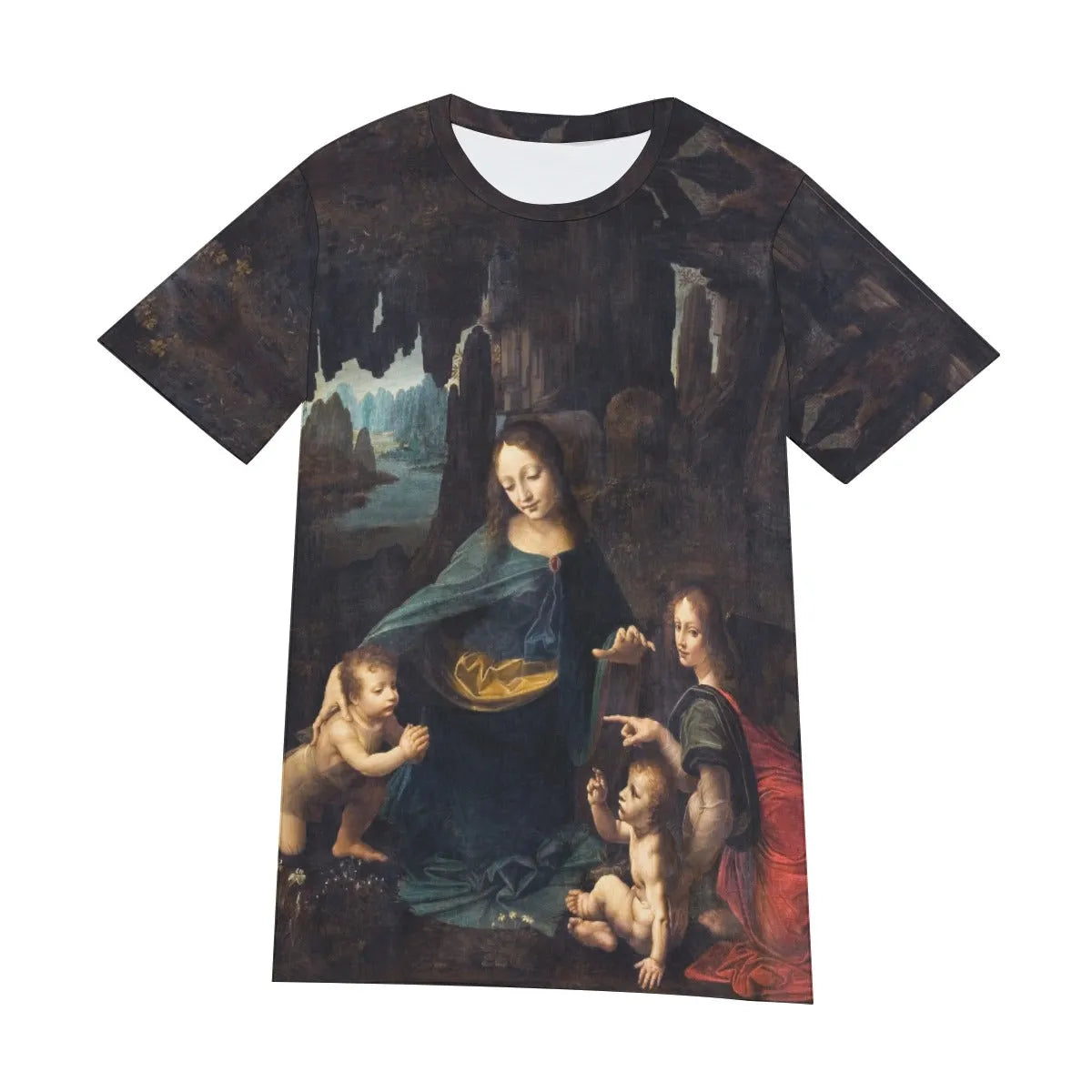 Leonardo da Vinci’s The Virgin of the Rocks T-Shirt