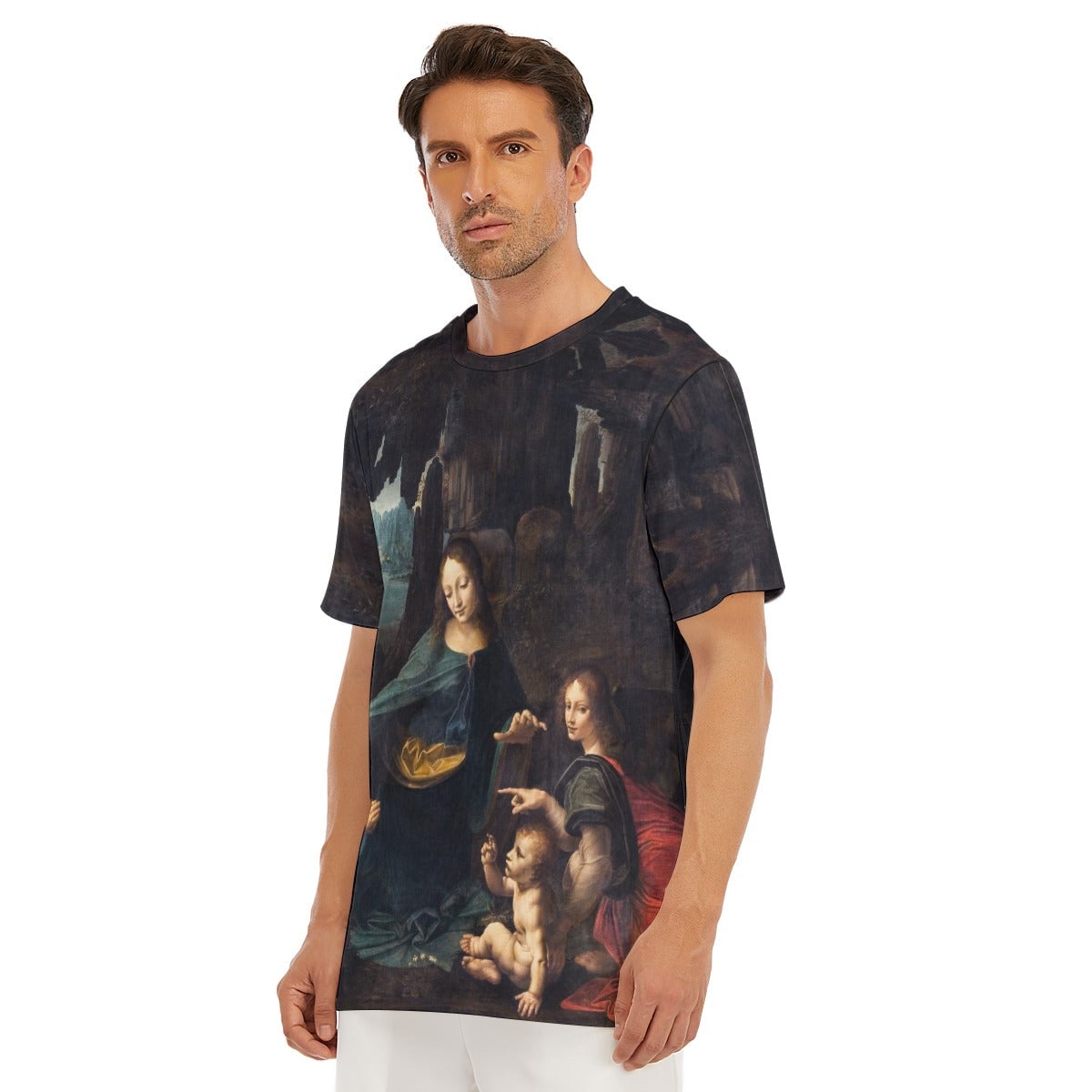 Leonardo da Vinci’s The Virgin of the Rocks T-Shirt