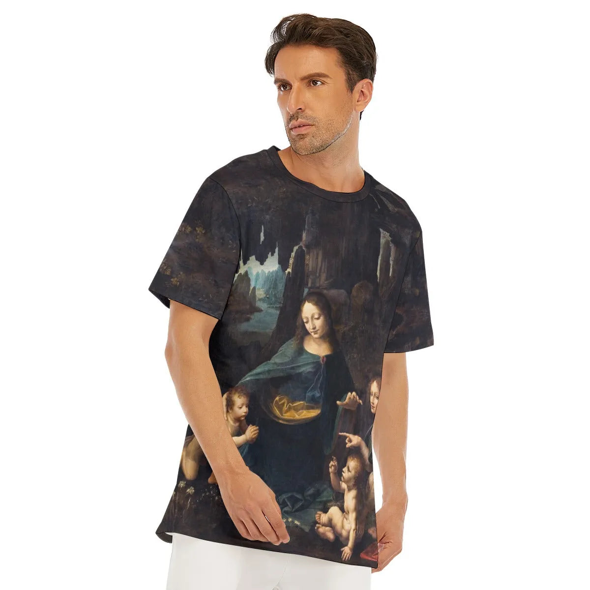 Leonardo da Vinci’s The Virgin of the Rocks T-Shirt