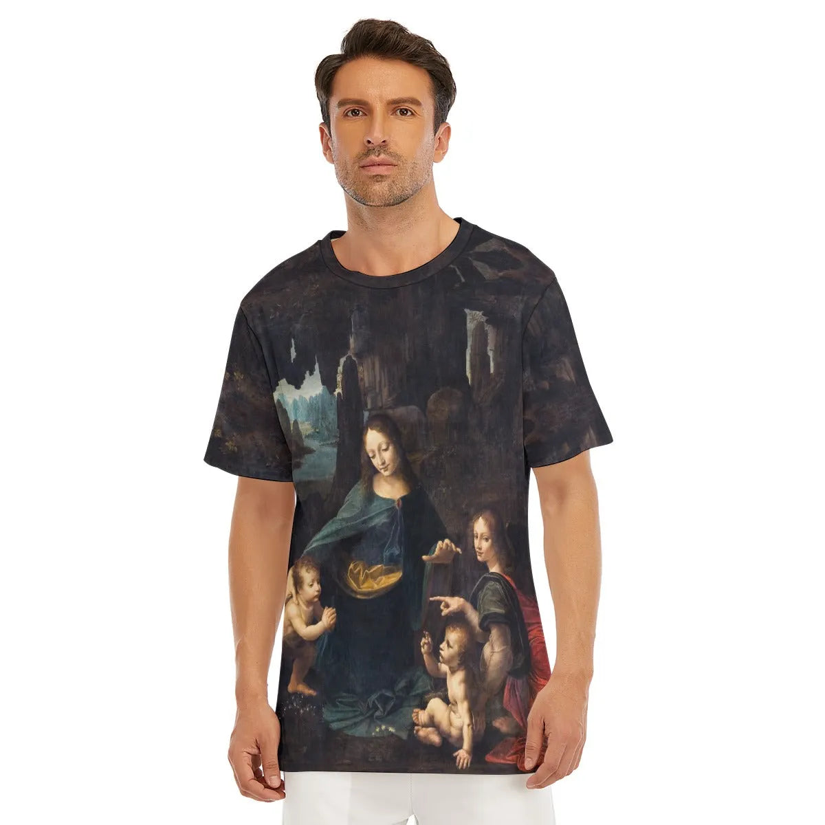 Leonardo da Vinci’s The Virgin of the Rocks T-Shirt