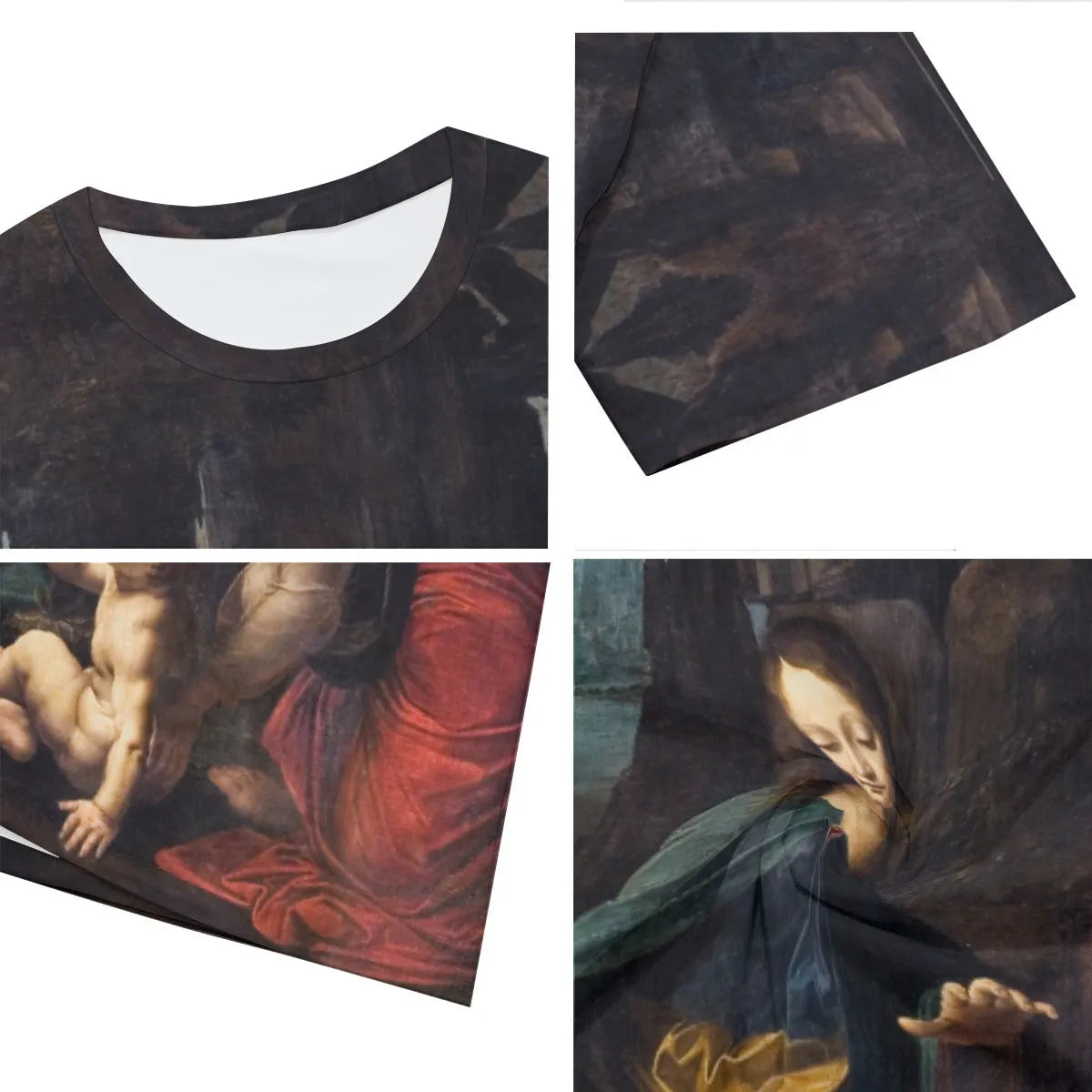 Leonardo da Vinci’s The Virgin of the Rocks T-Shirt