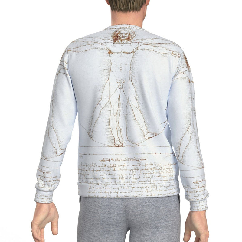 Leonardo da Vinci’s Vitruvian Man Art Sweatshirt