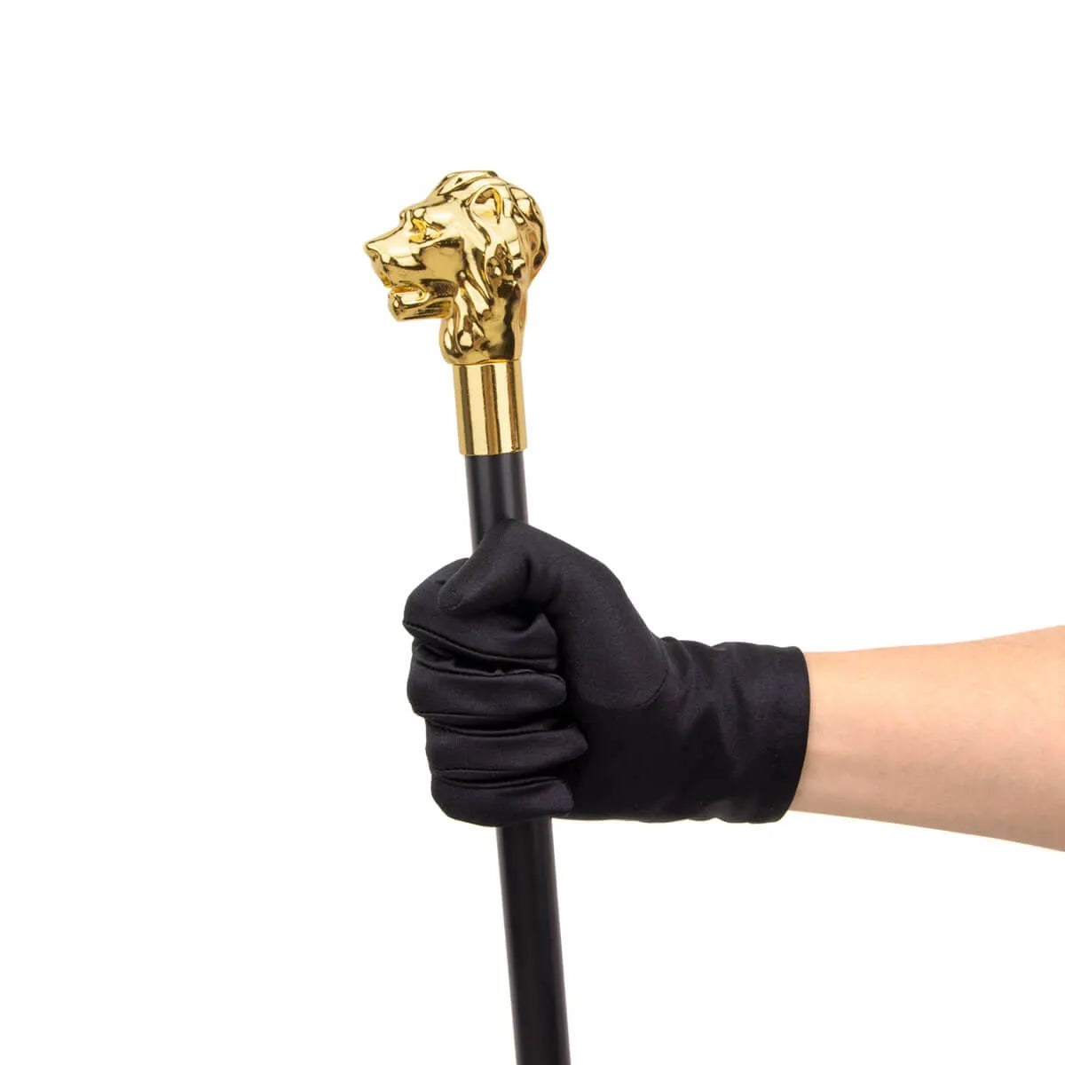 Lion Gold Handle Luxury Walking Cane