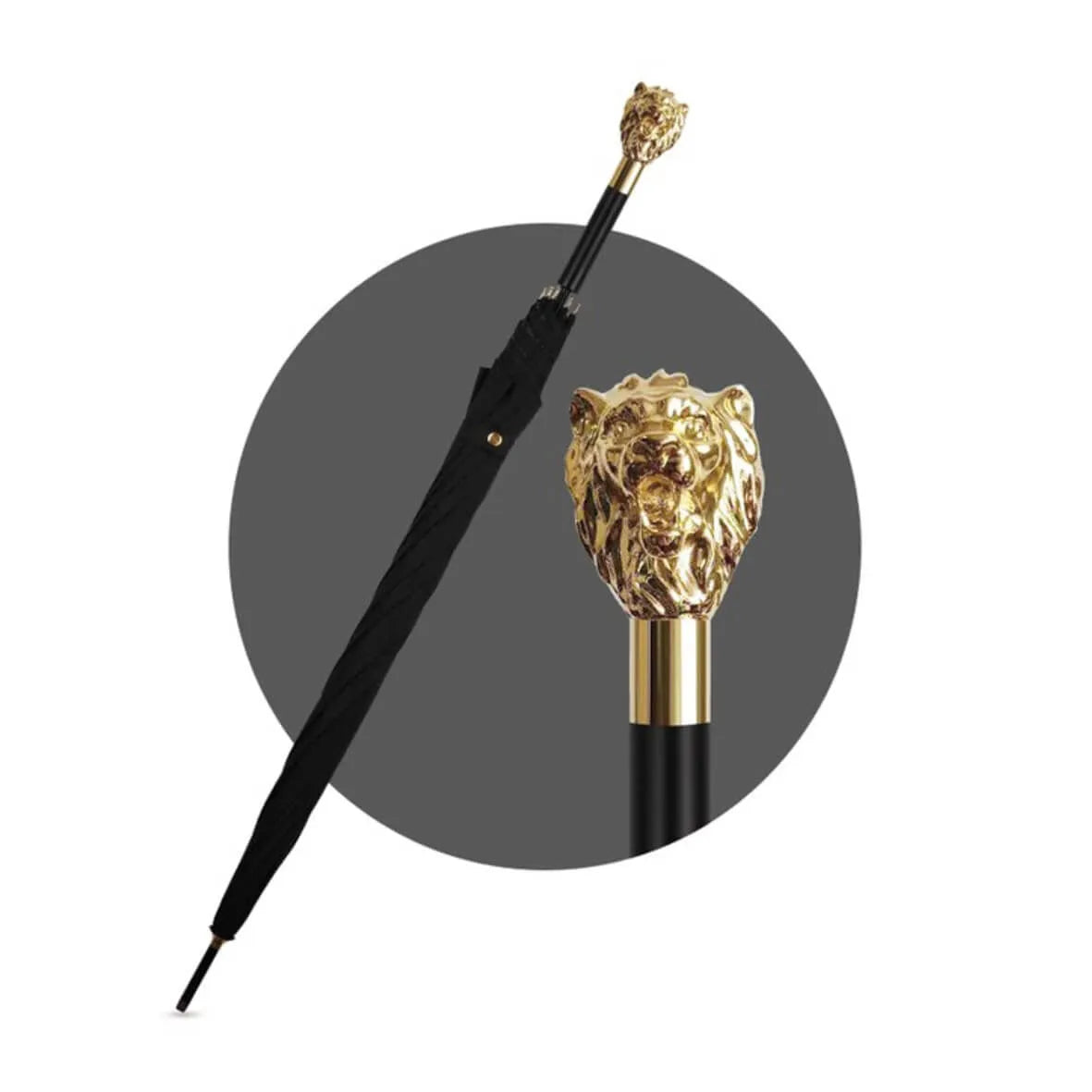 Lion Head Gentleman Luxury Business Umbrella