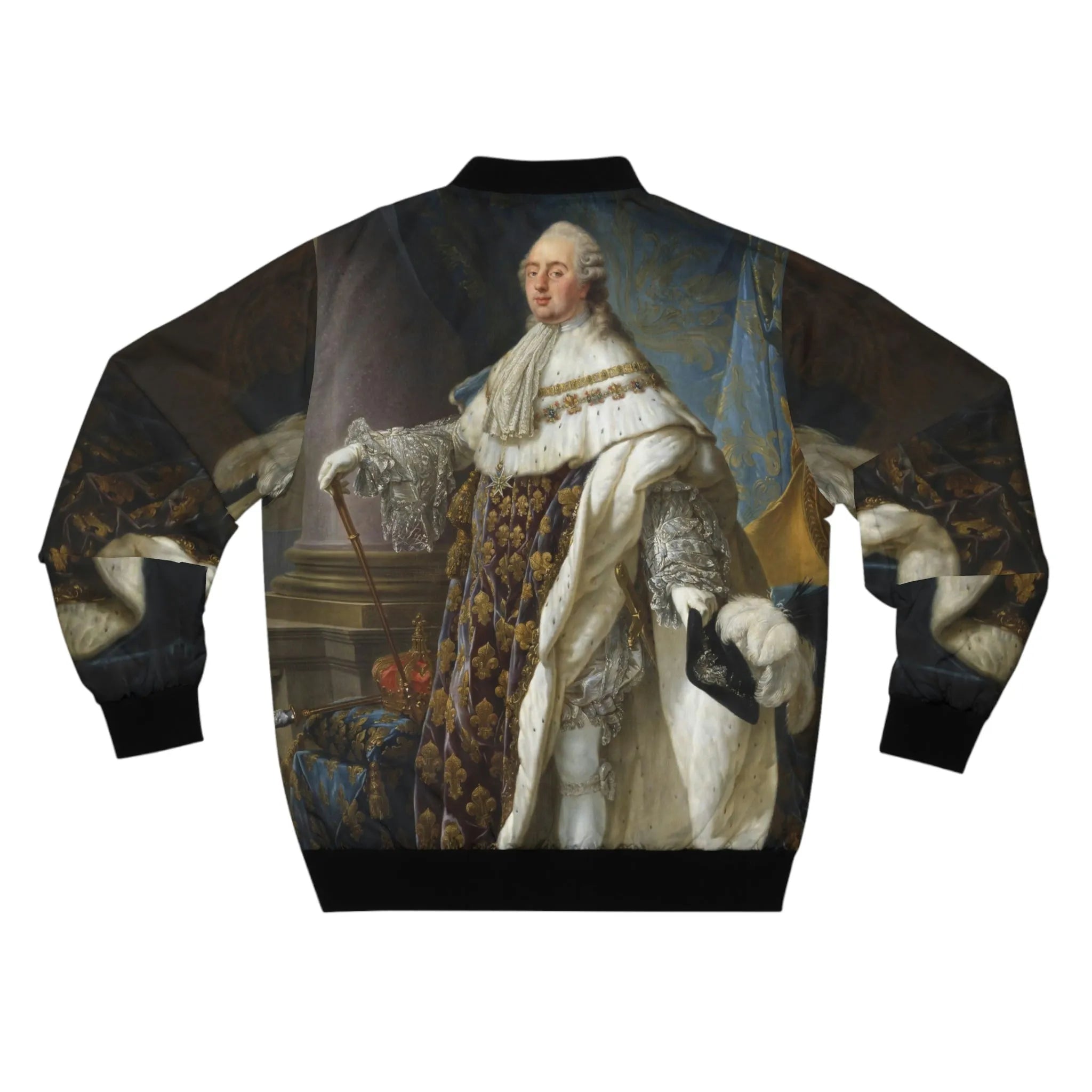 Louis XVI Roi de France et de Navarre Art Bomber Jacket