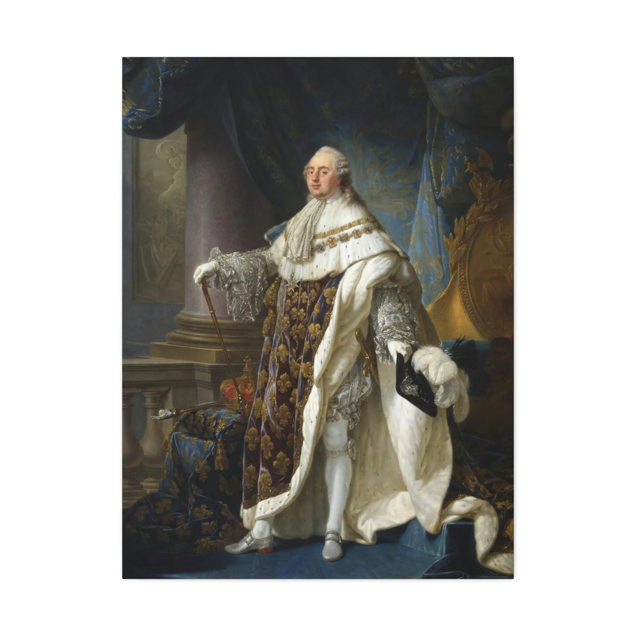 Louis XVI Roi de France et de Navarre Canvas Gallery Wraps