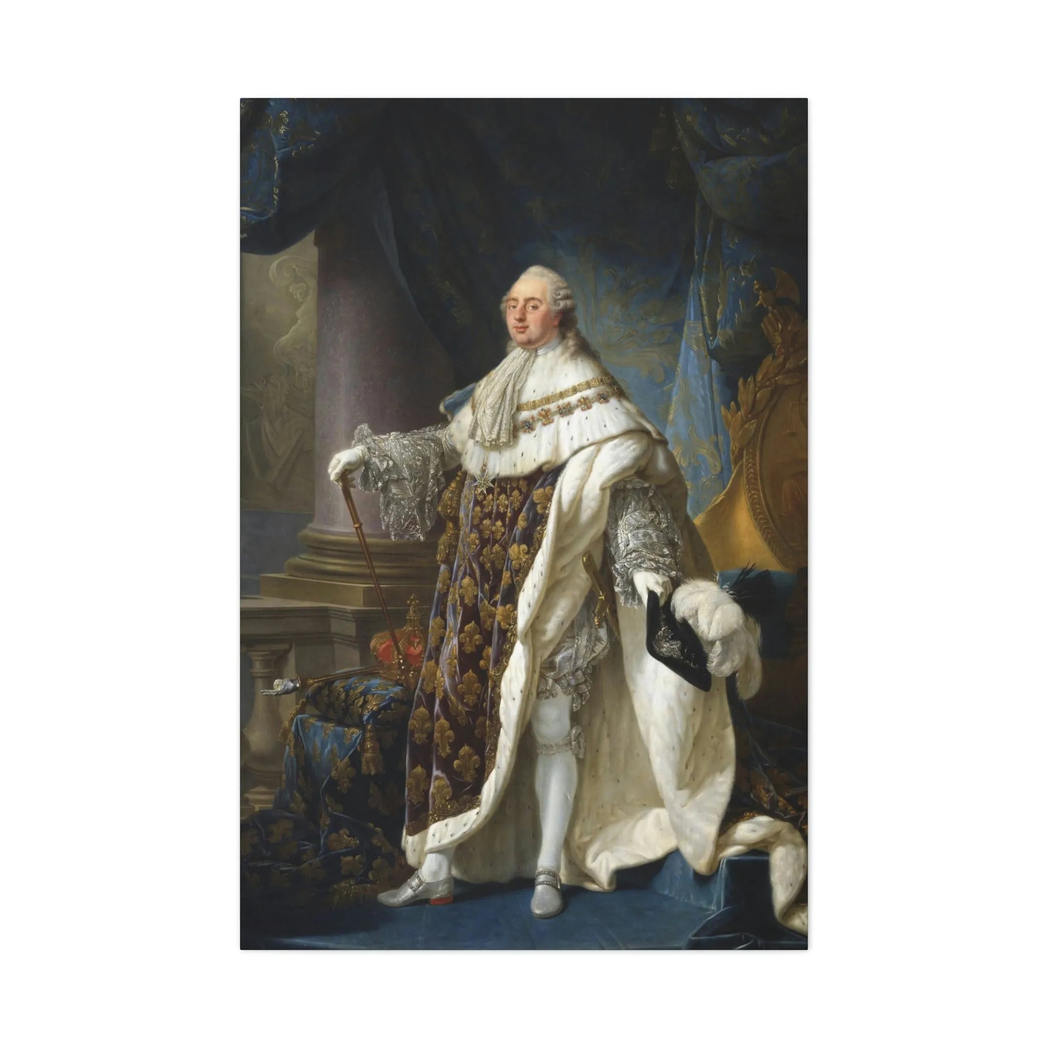 Louis XVI Roi de France et de Navarre Canvas Gallery Wraps