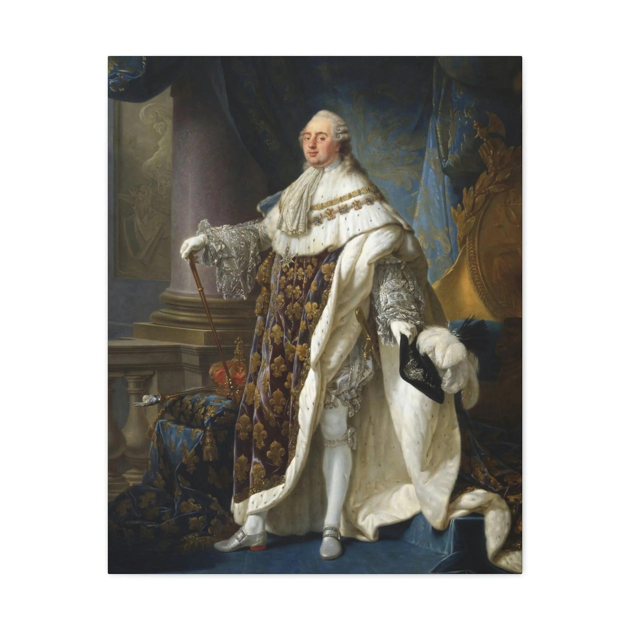 Louis XVI Roi de France et de Navarre Canvas Gallery Wraps