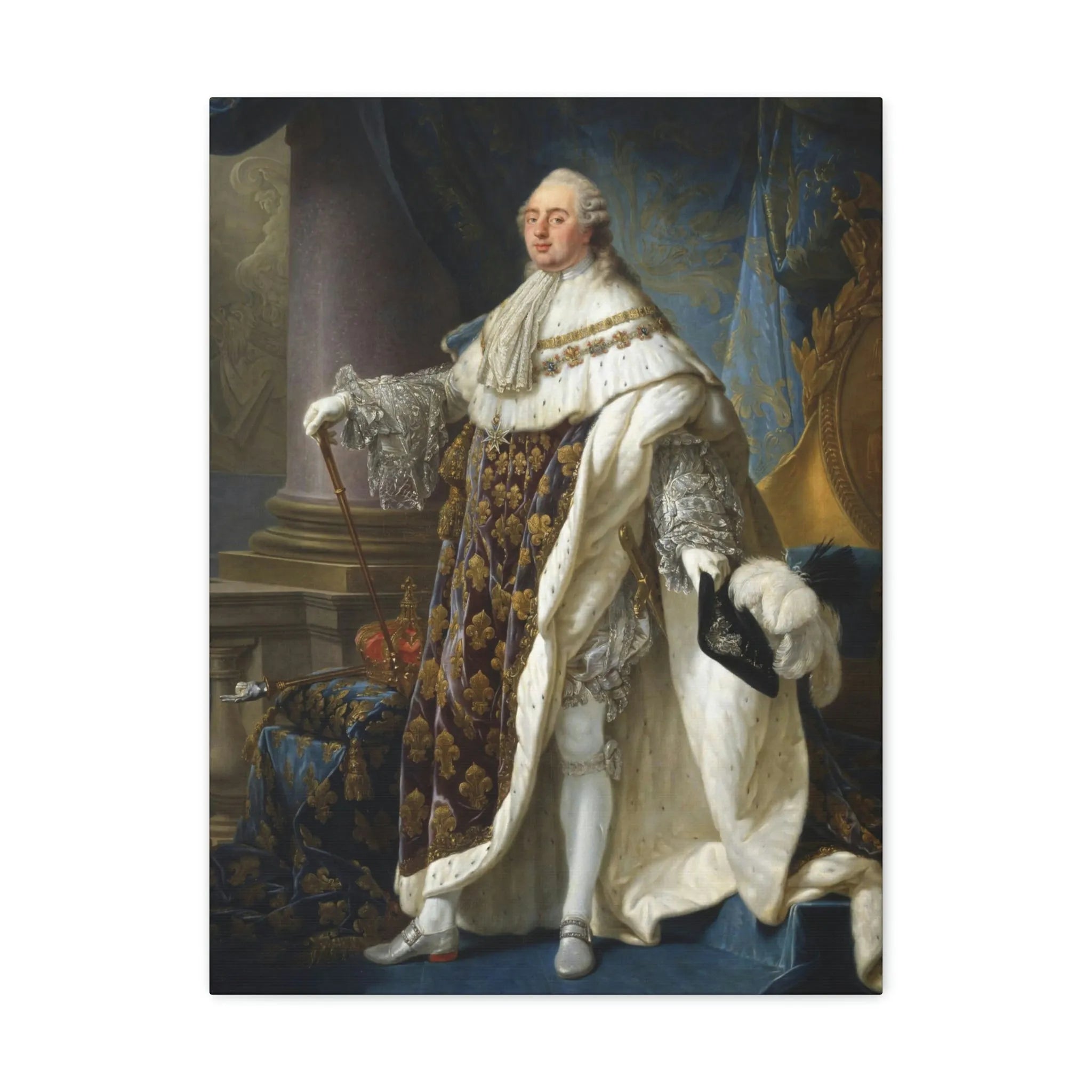 Louis XVI Roi de France et de Navarre Canvas Gallery Wraps