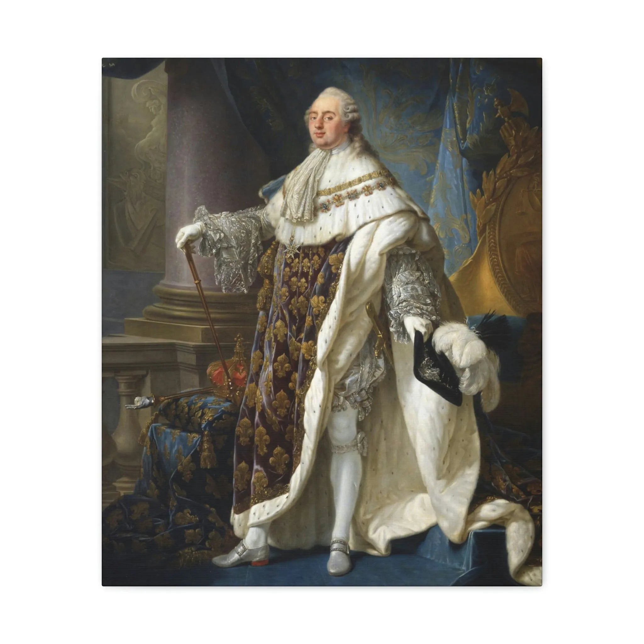 Louis XVI Roi de France et de Navarre Canvas Gallery Wraps