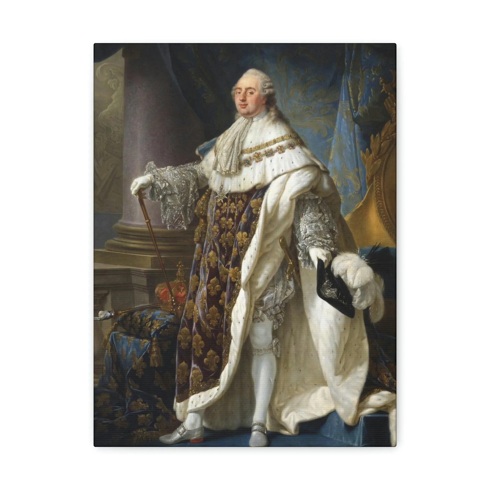 Louis XVI Roi de France et de Navarre Canvas Gallery Wraps