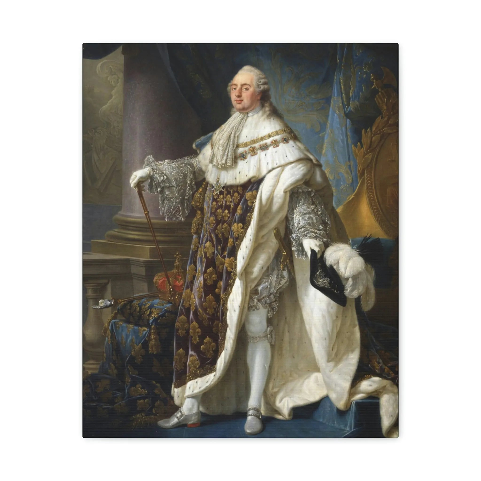 Louis XVI Roi de France et de Navarre Canvas Gallery Wraps