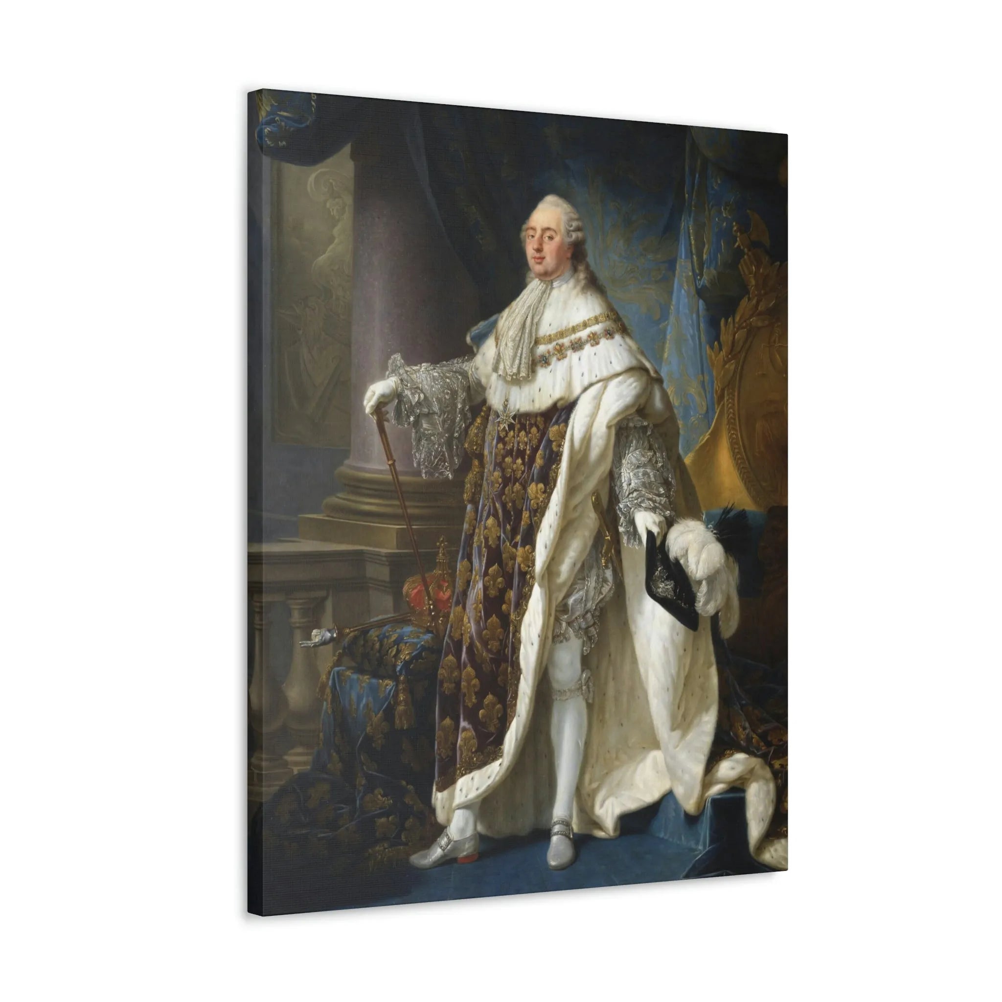 Louis XVI Roi de France et de Navarre Canvas Gallery Wraps