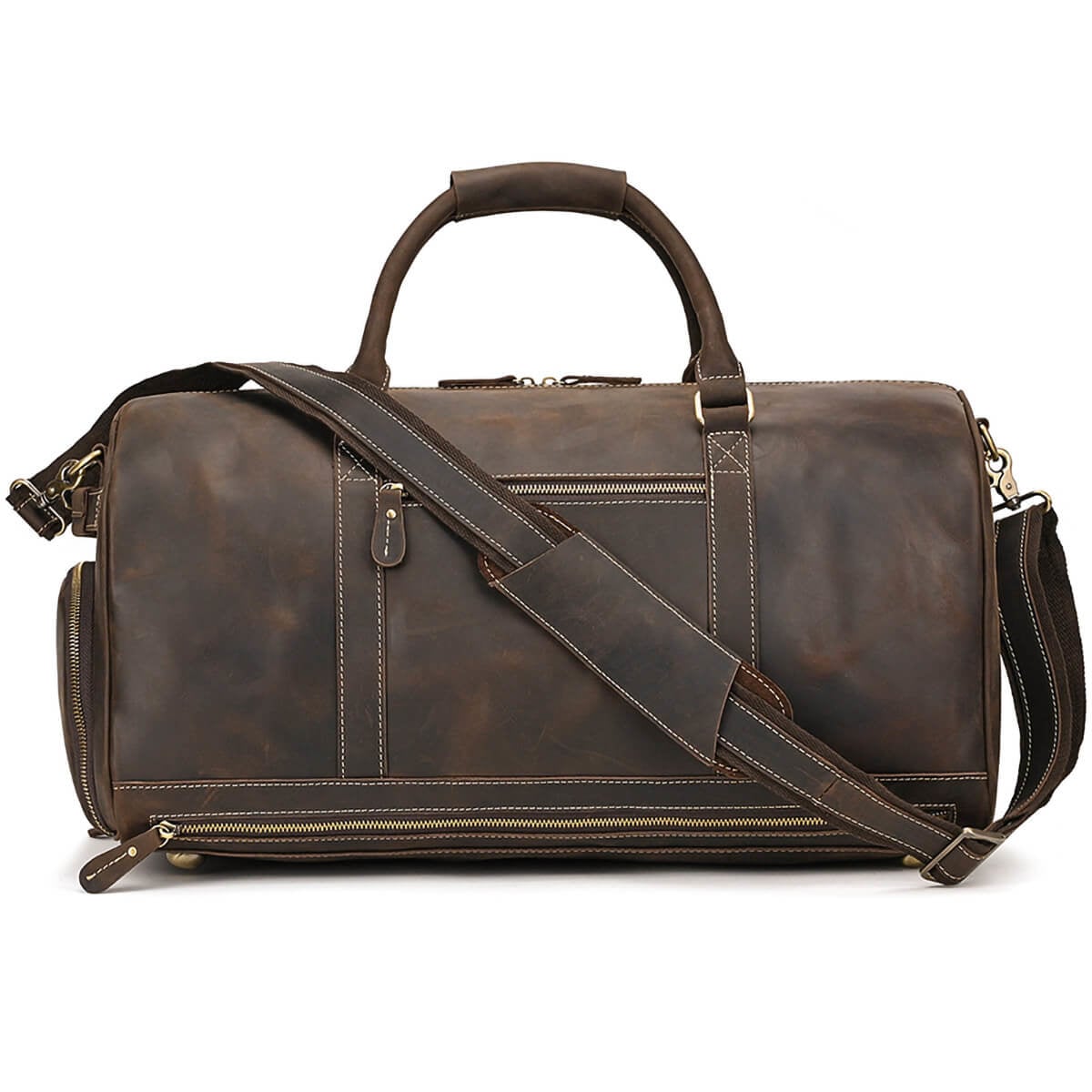 Genuine Leather Luggage Bag