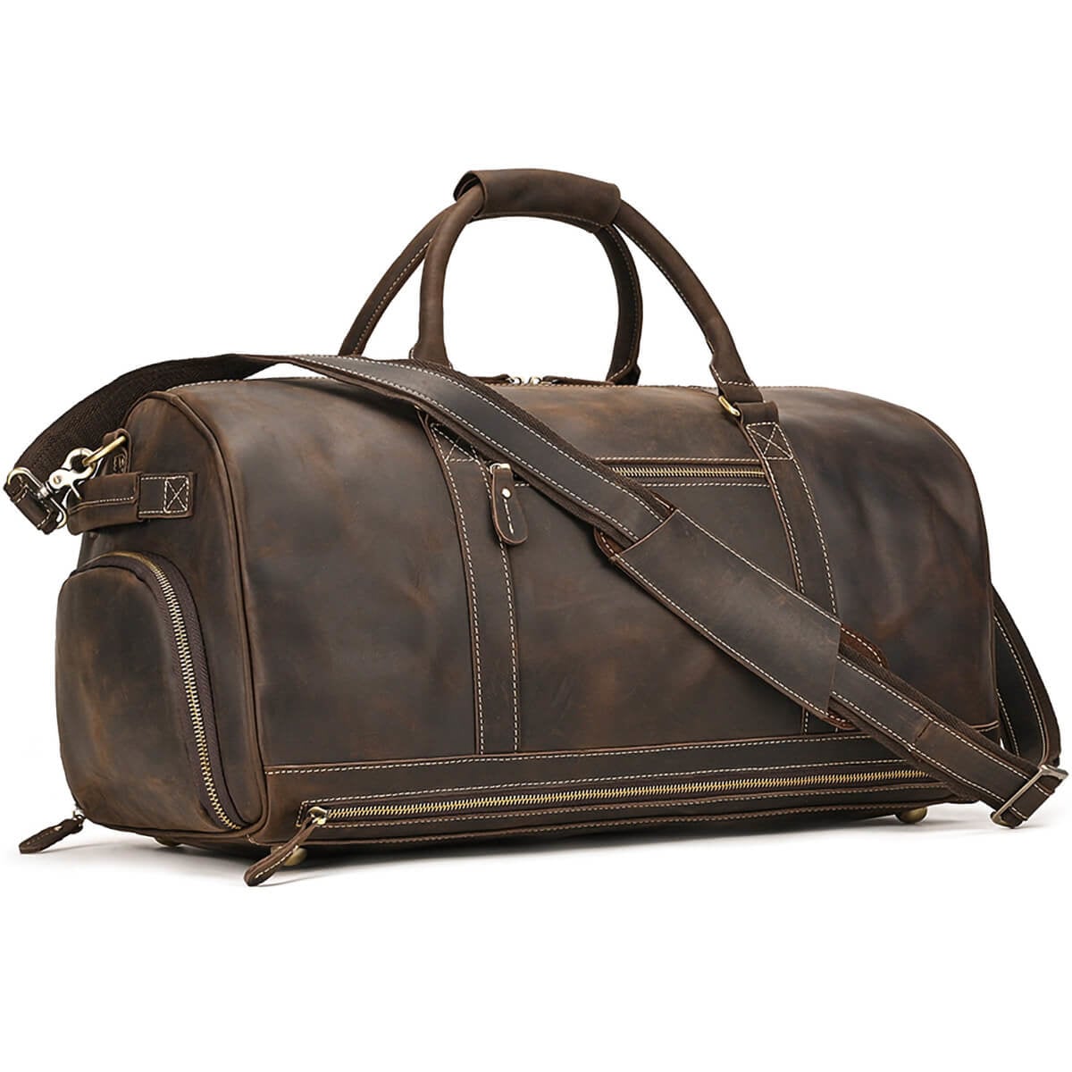 Luggage Bag Genuine Leather Luxury Style Handbag