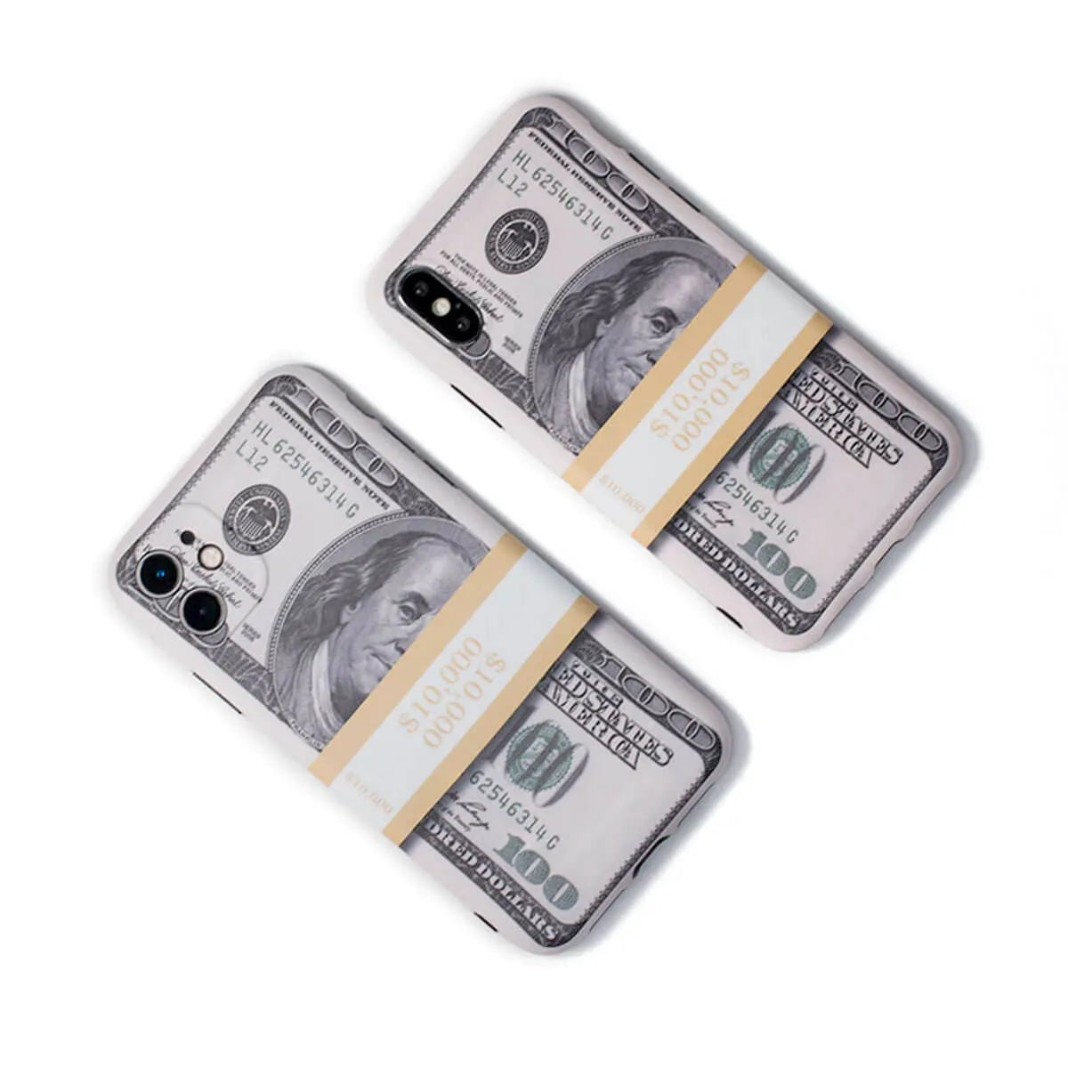 Luxury 10000 US Dollar Money Phone Case for iPhones